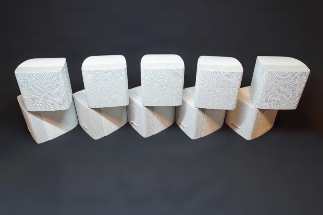 BOSE ダブルキューブ型サラウンドスピーカー 5個セット 白