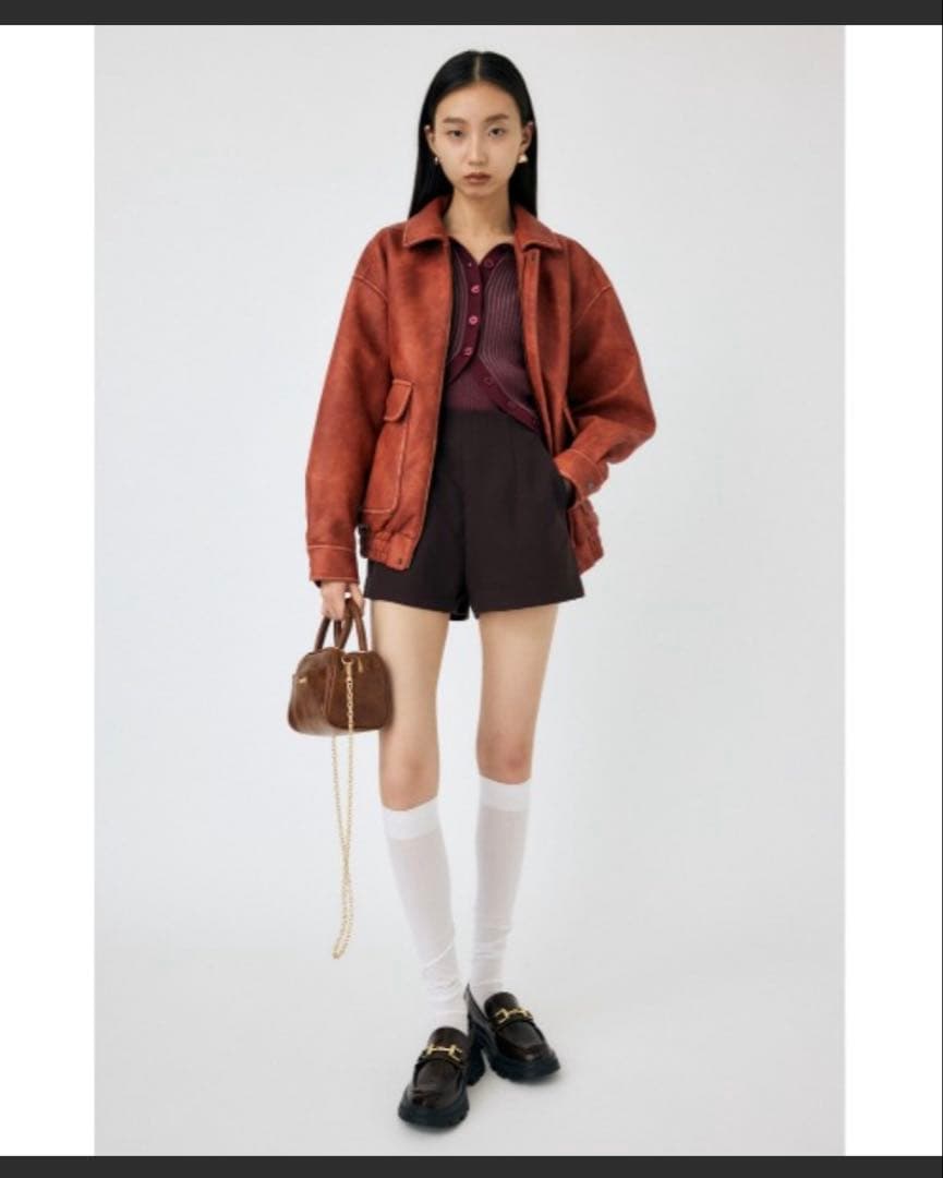 MOUSSY F/LEATHER A-2 FLIGHT ジャケット