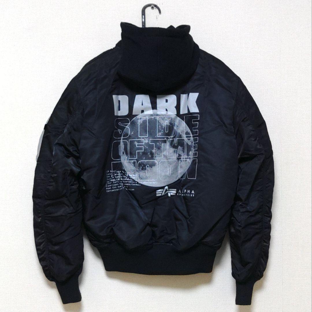 アルファ MA-1 VF NASA APOLLO コラボ【ブラック★Msize】