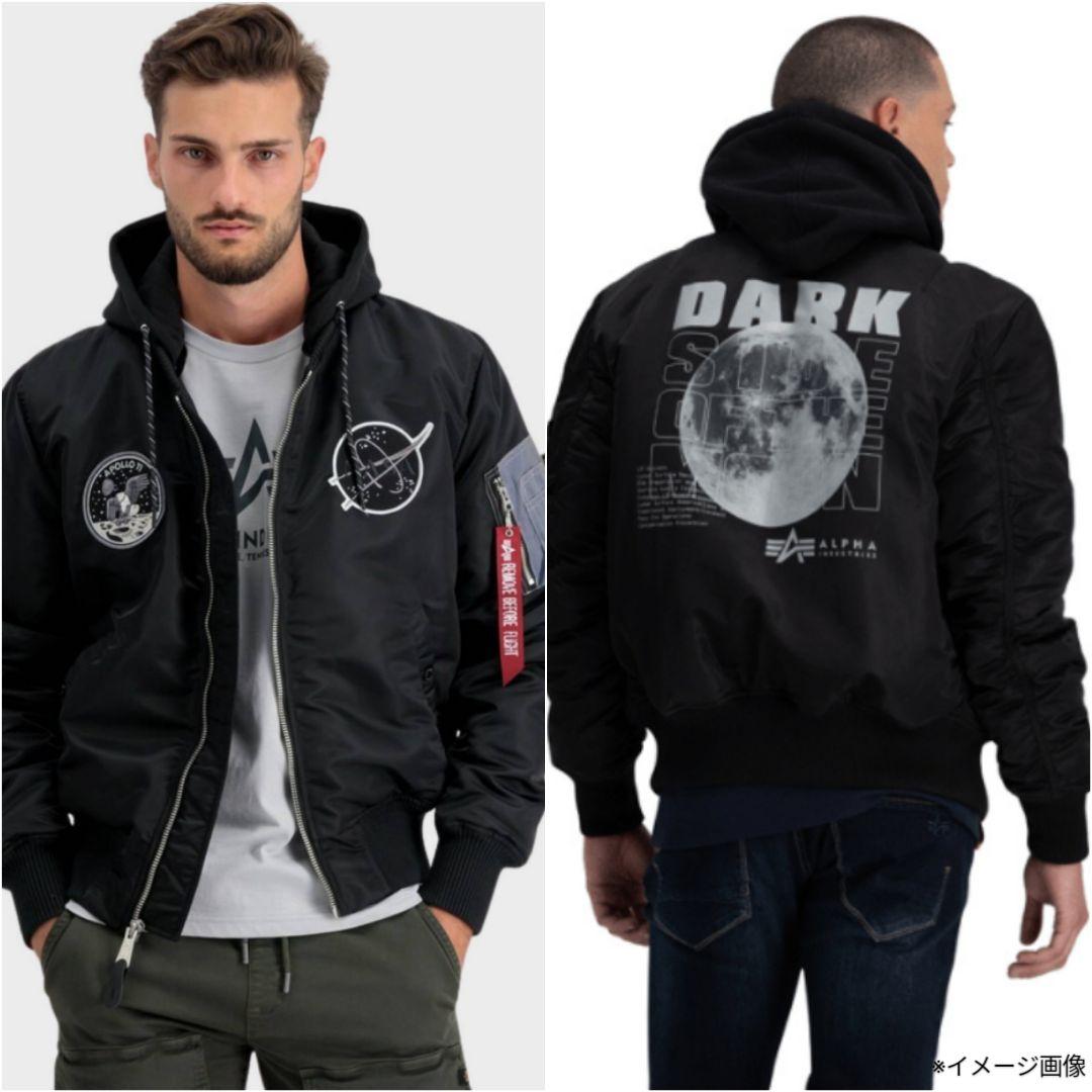 アルファ MA-1 VF NASA APOLLO コラボ【ブラック★Msize】
