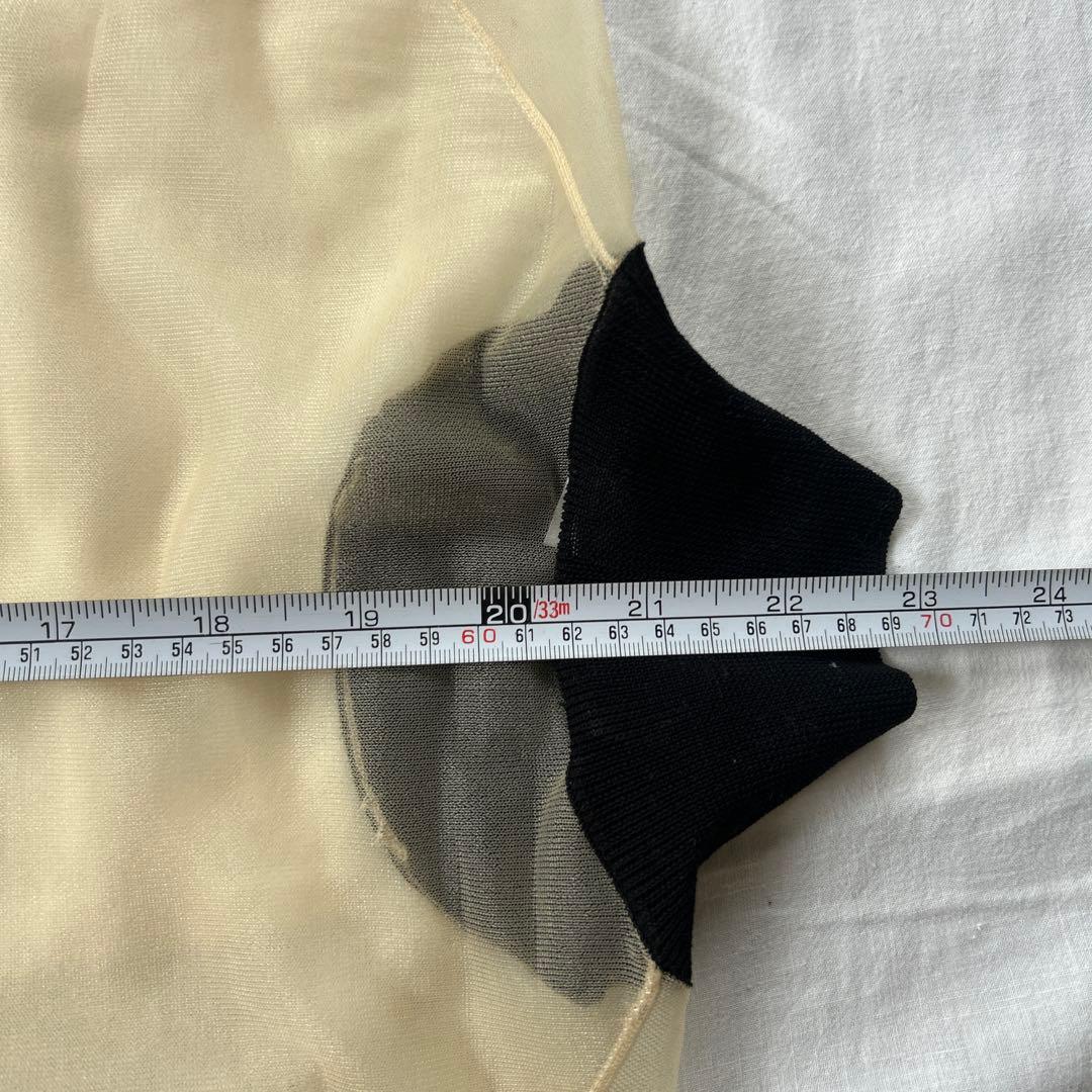 TOGA ARCHIVES トーガアーカイブス シースルートップス size36