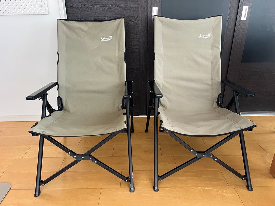 Coleman コールマン　アウトドアチェア 2脚セット　中古訳あり