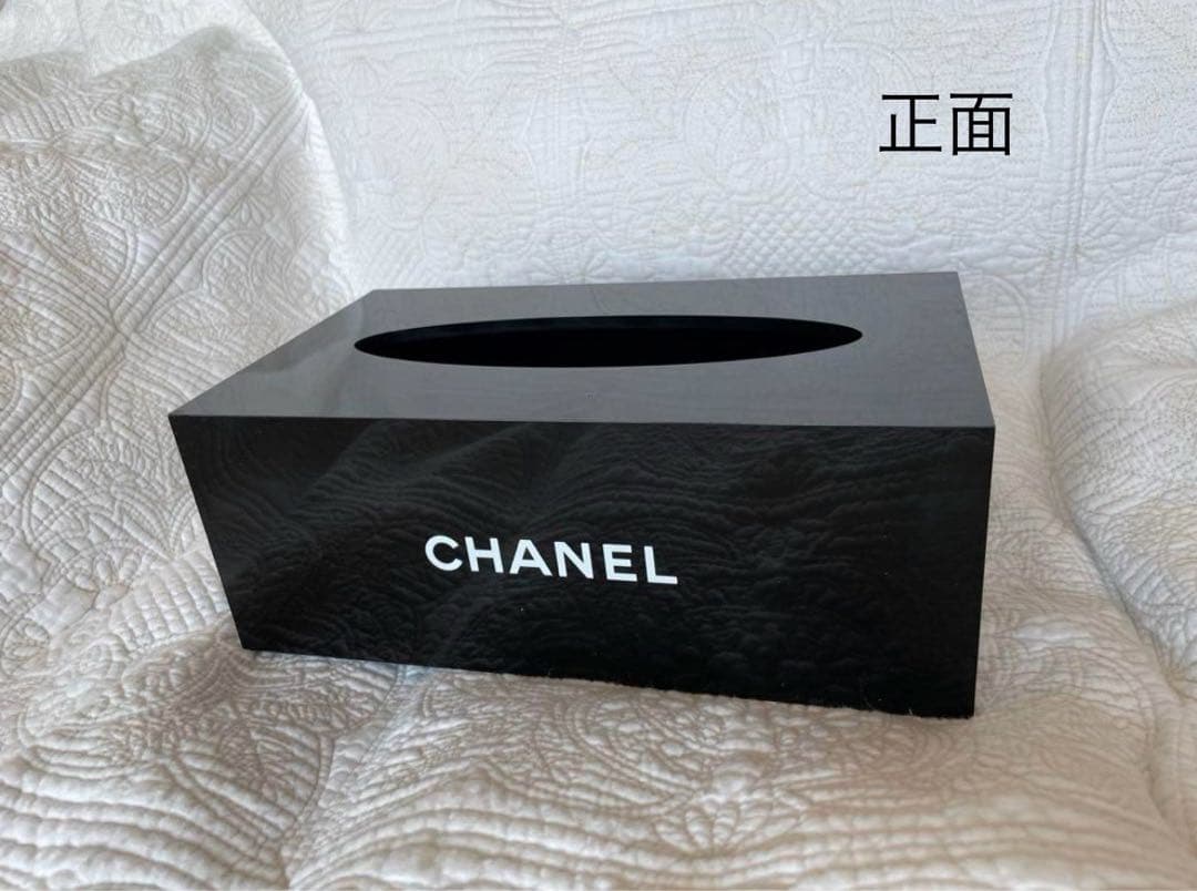 シャネル　ティッシュボックス　CHANELティッシュボックス　ノベルティ　贈答品