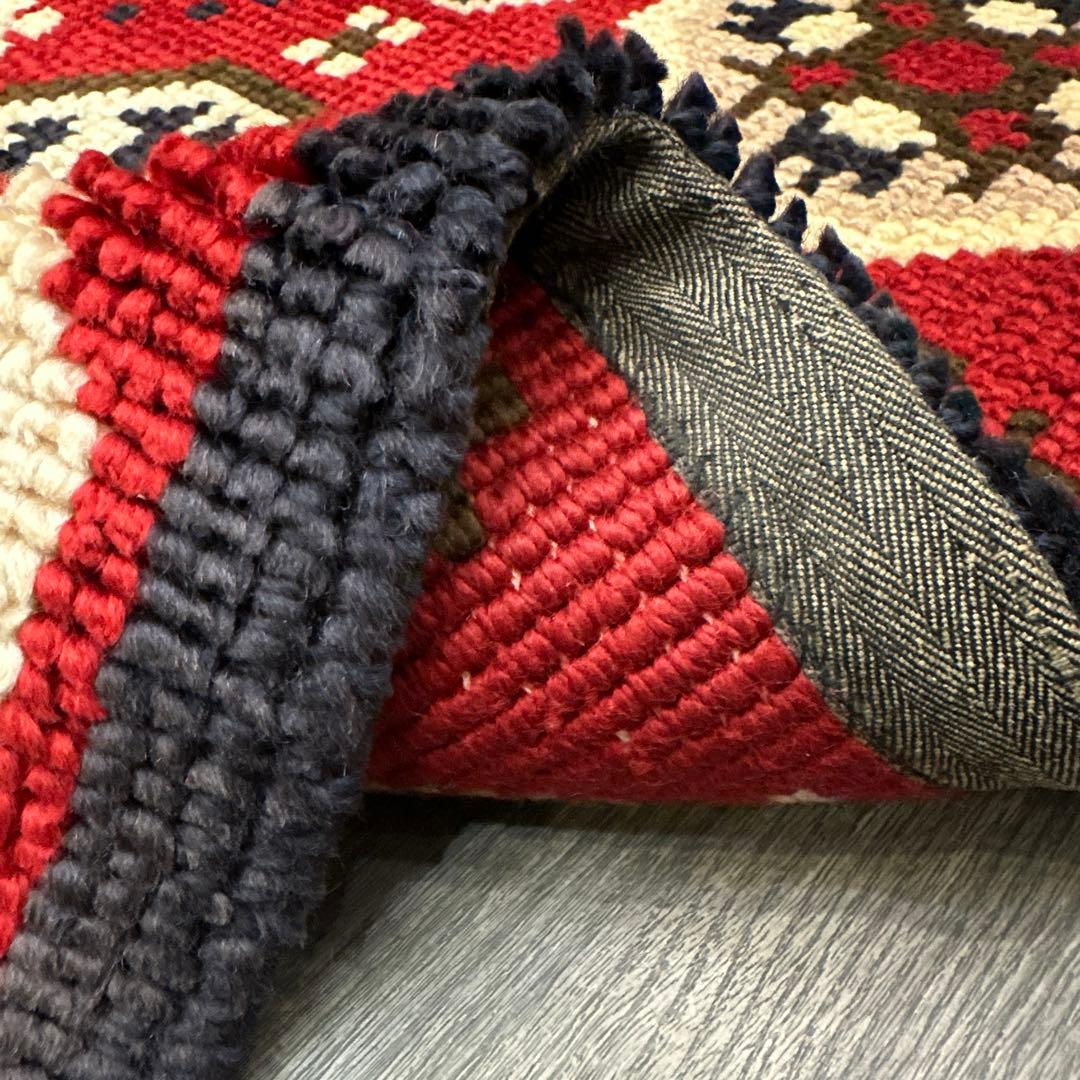 73x136cmモロッコ絨毯ふわふわウールベルベルヴィンテージラグ