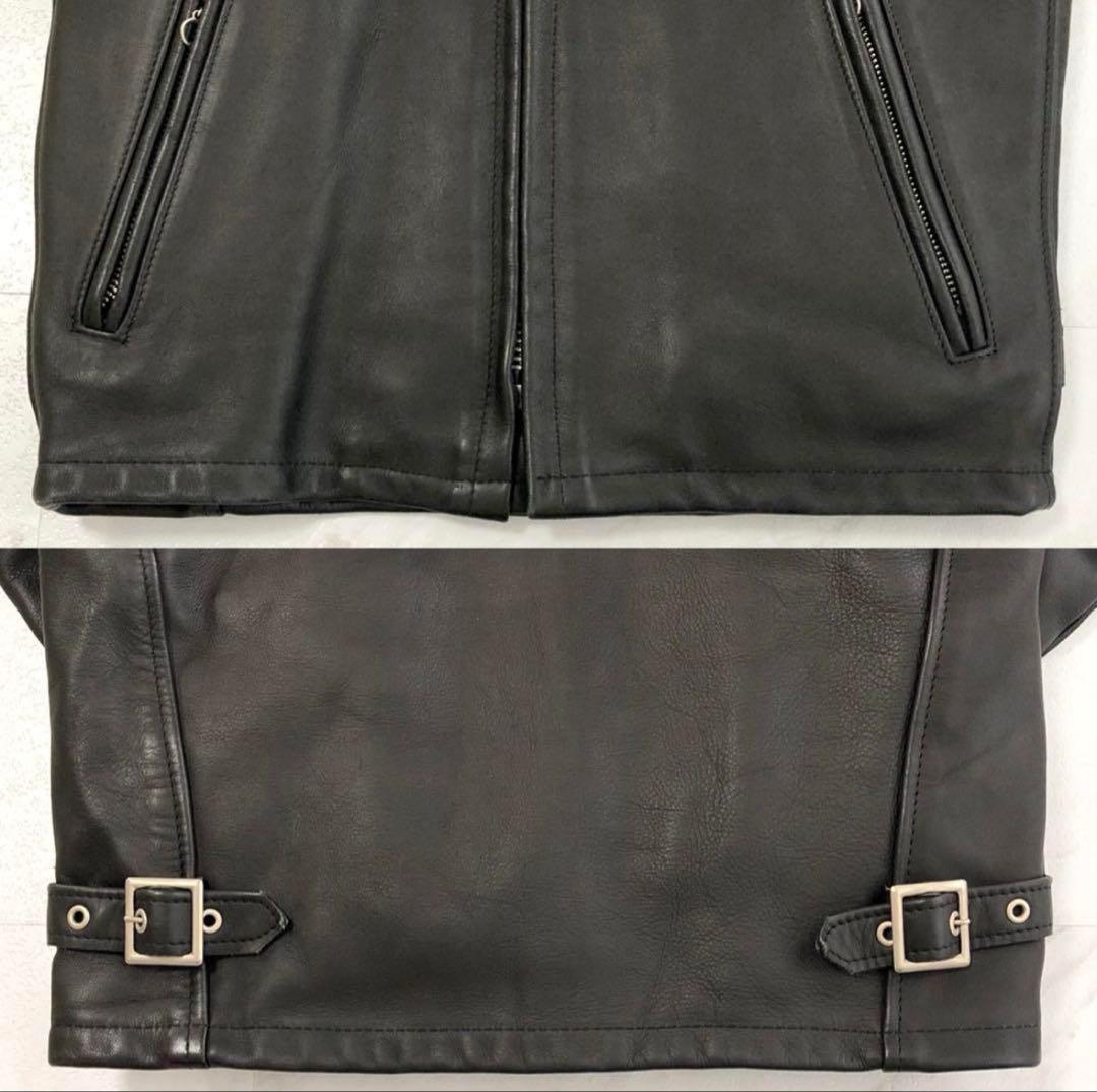 美品　ショット ATOMIC GARAGE別注 ライダースジャケット ライナー付