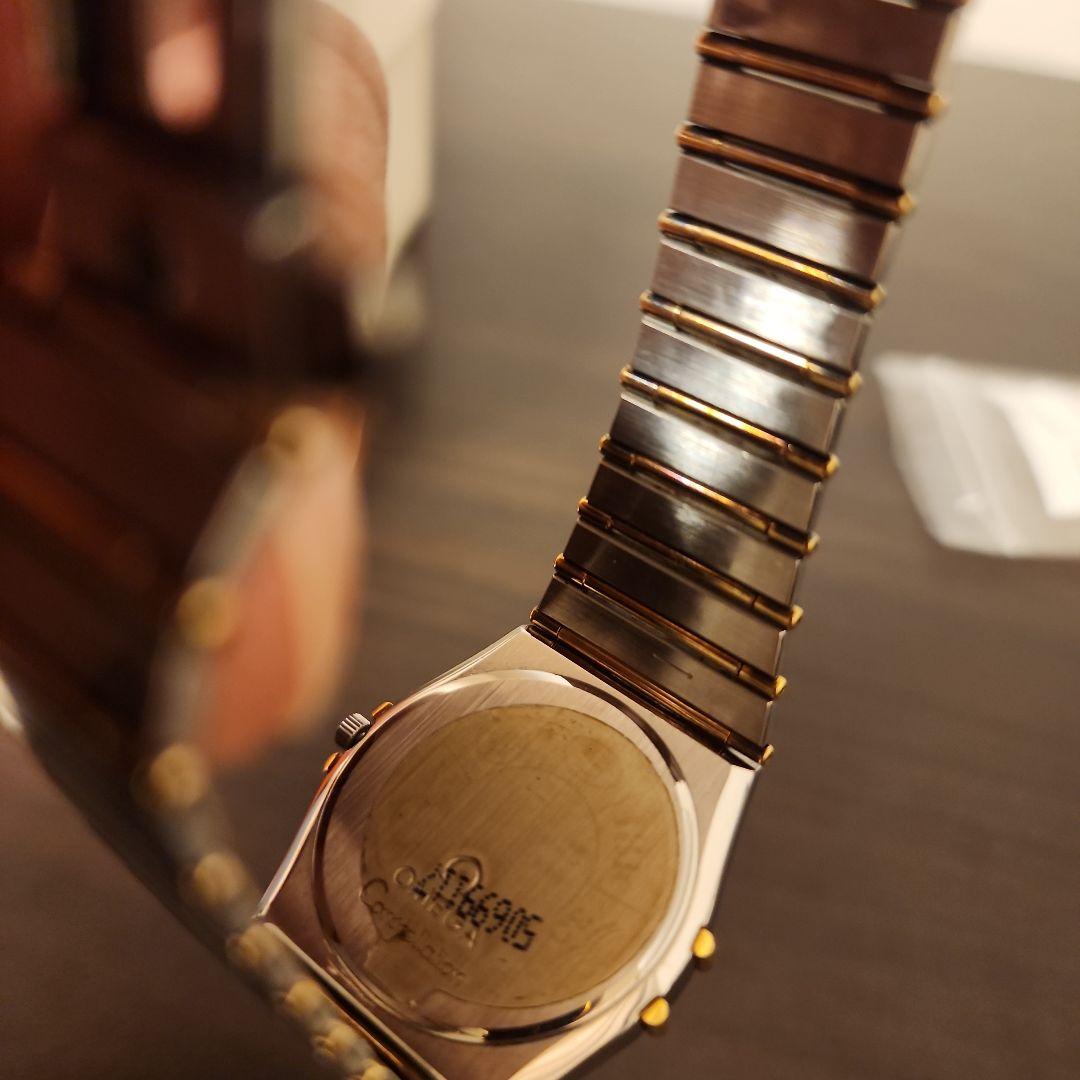 OMEGA　オメガ　コンステレーション　ダイヤ　クォーツ　メンズサイズ