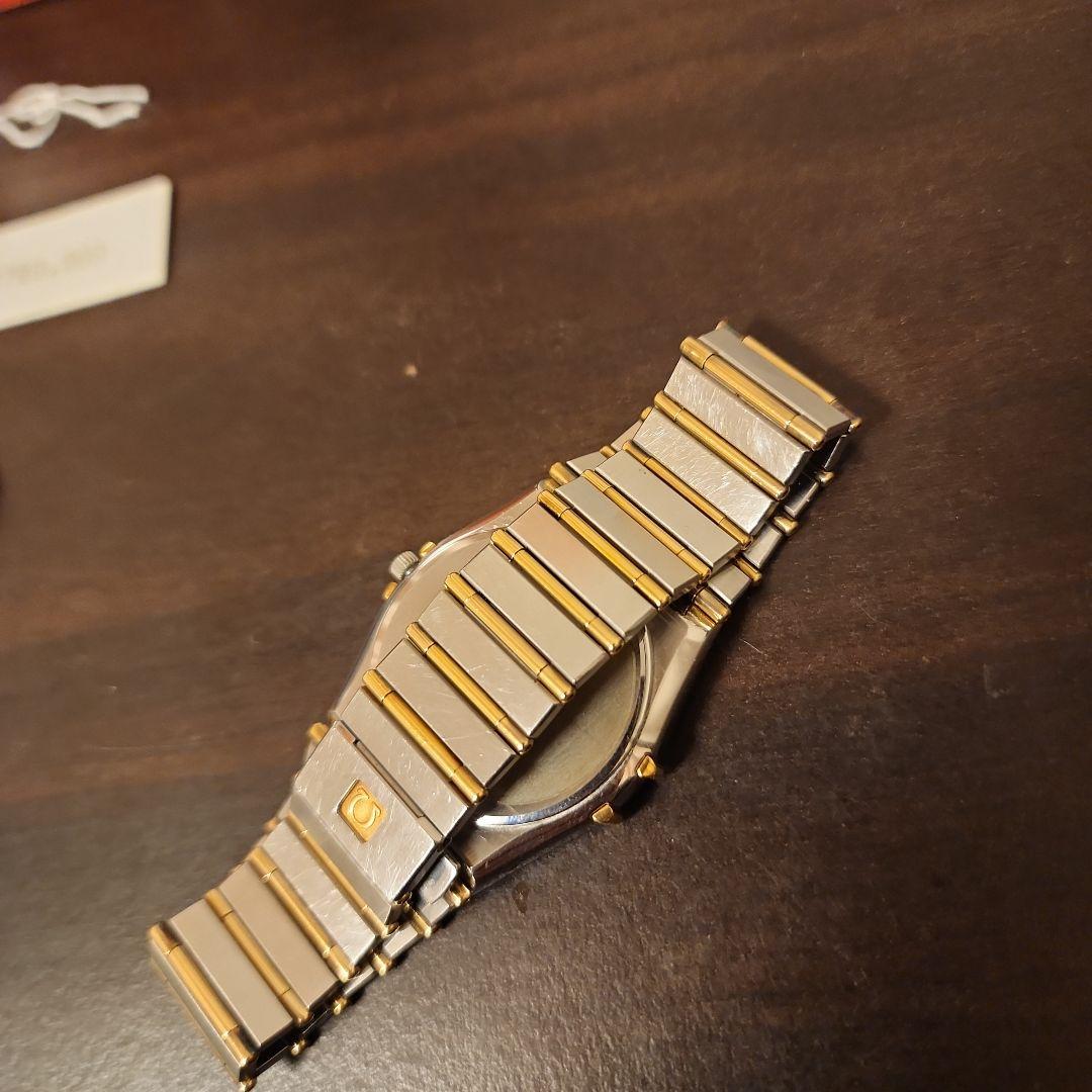 OMEGA　オメガ　コンステレーション　ダイヤ　クォーツ　メンズサイズ