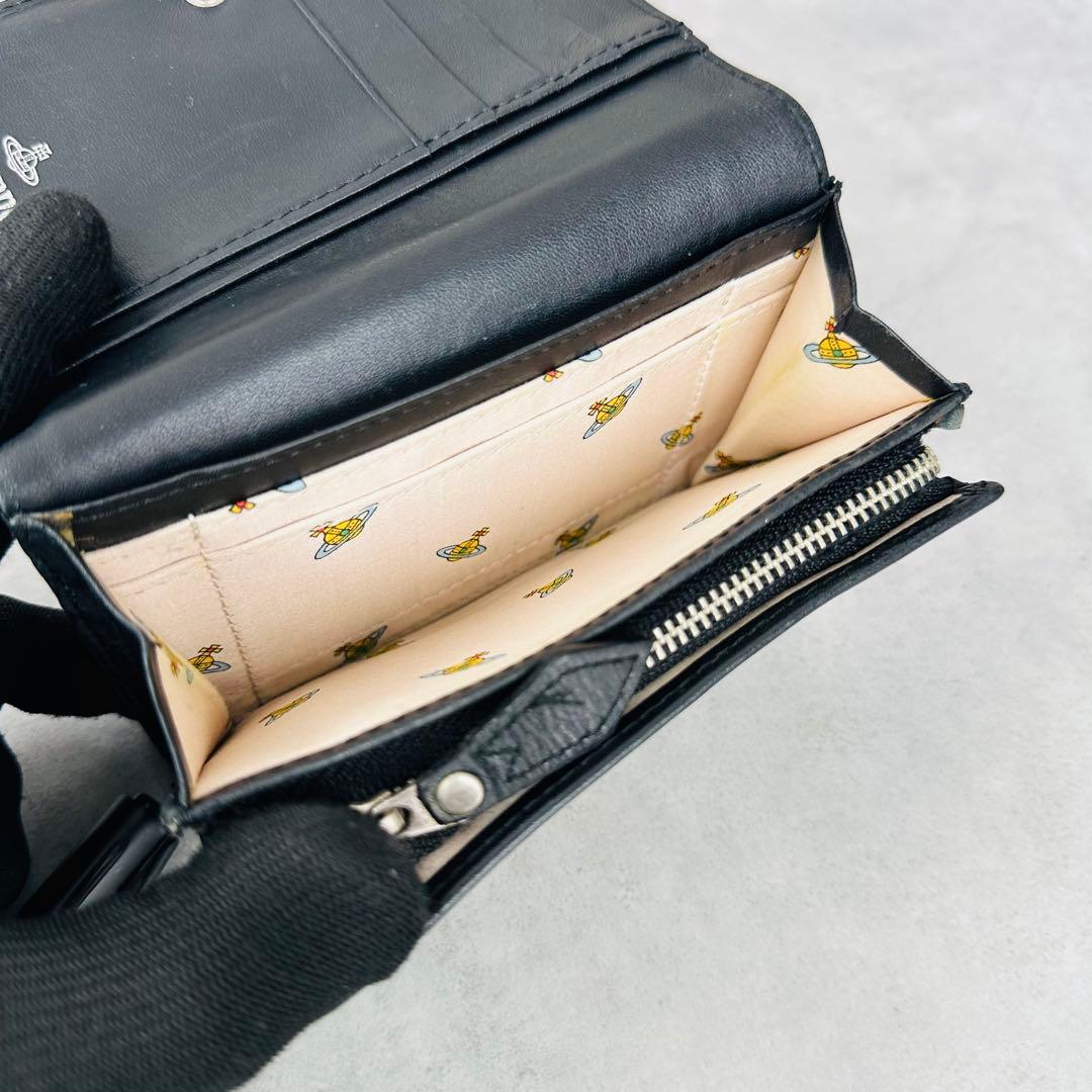 Vivienne Westwood オーブ　マルチストライプ　二つ折り財布