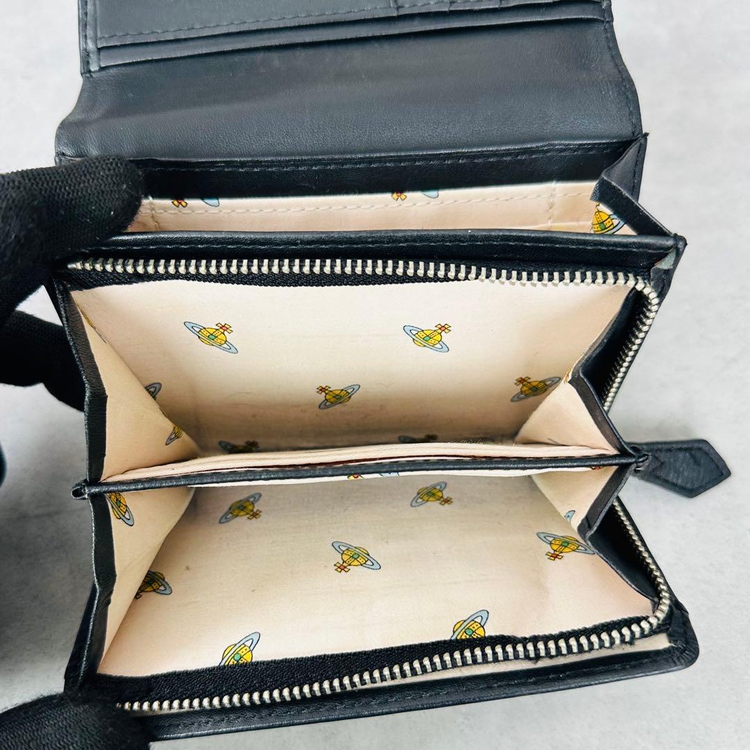 Vivienne Westwood オーブ　マルチストライプ　二つ折り財布