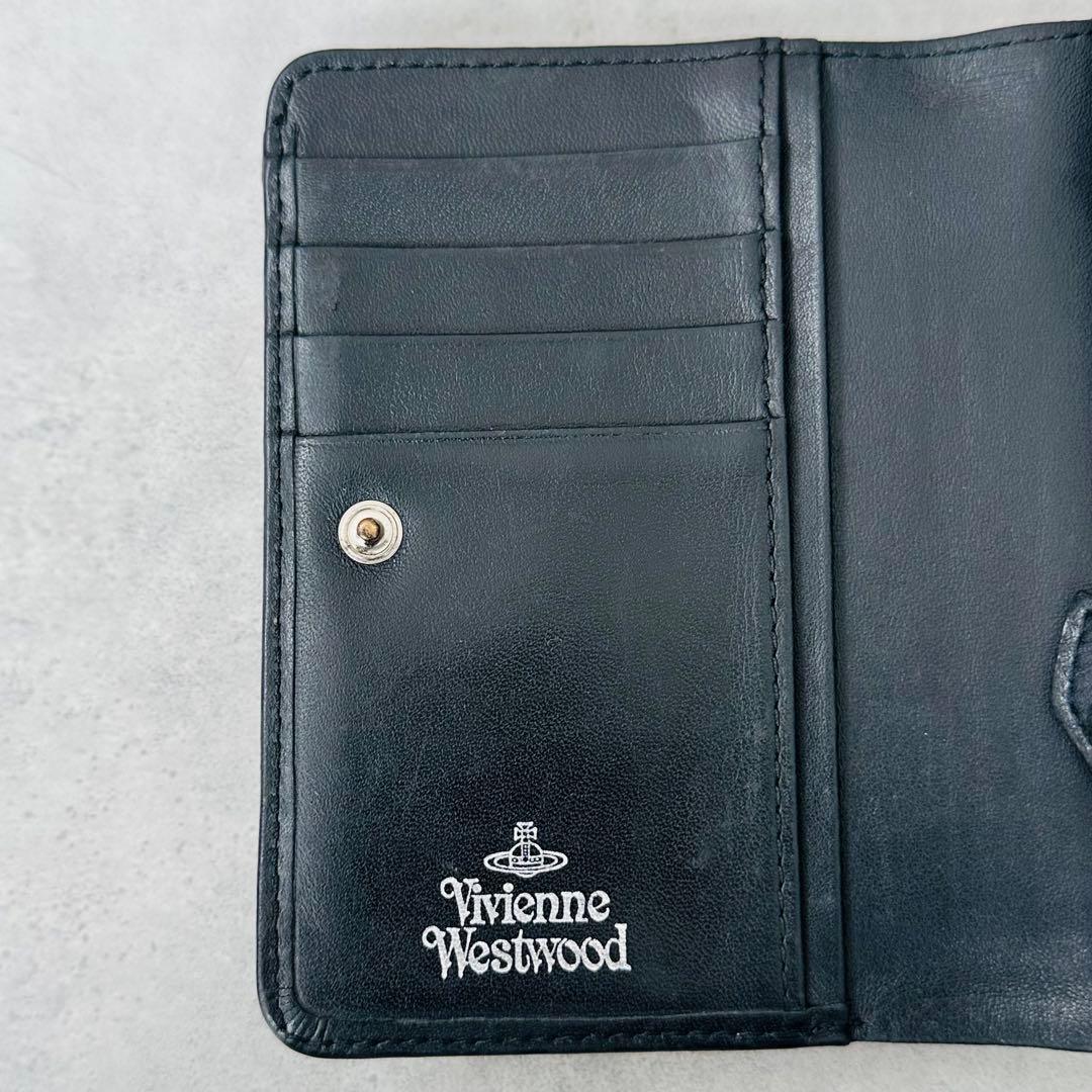 Vivienne Westwood オーブ　マルチストライプ　二つ折り財布
