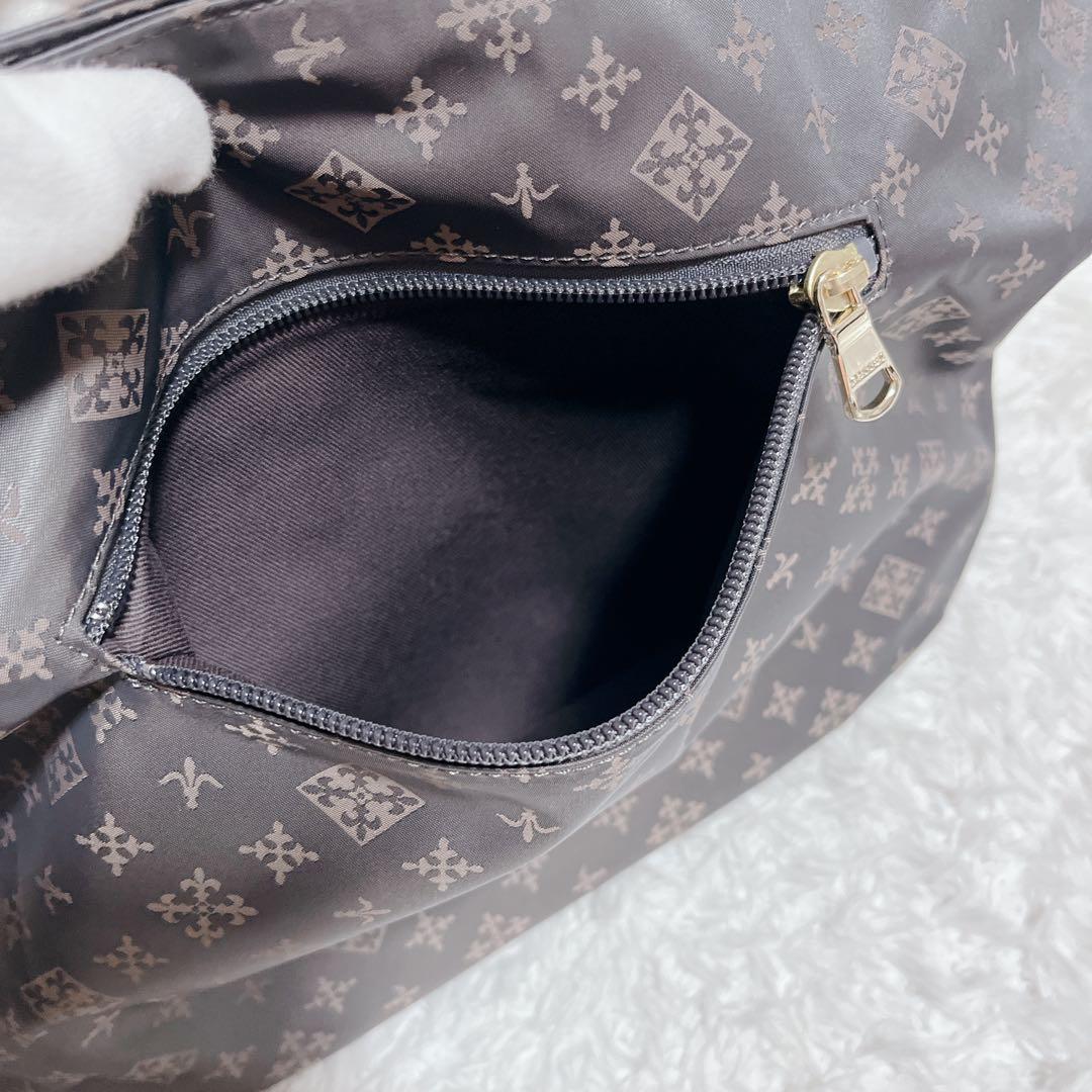 未使用✨ラシット ペリカンバッグ　トートバック　肩掛け　グレー　総柄