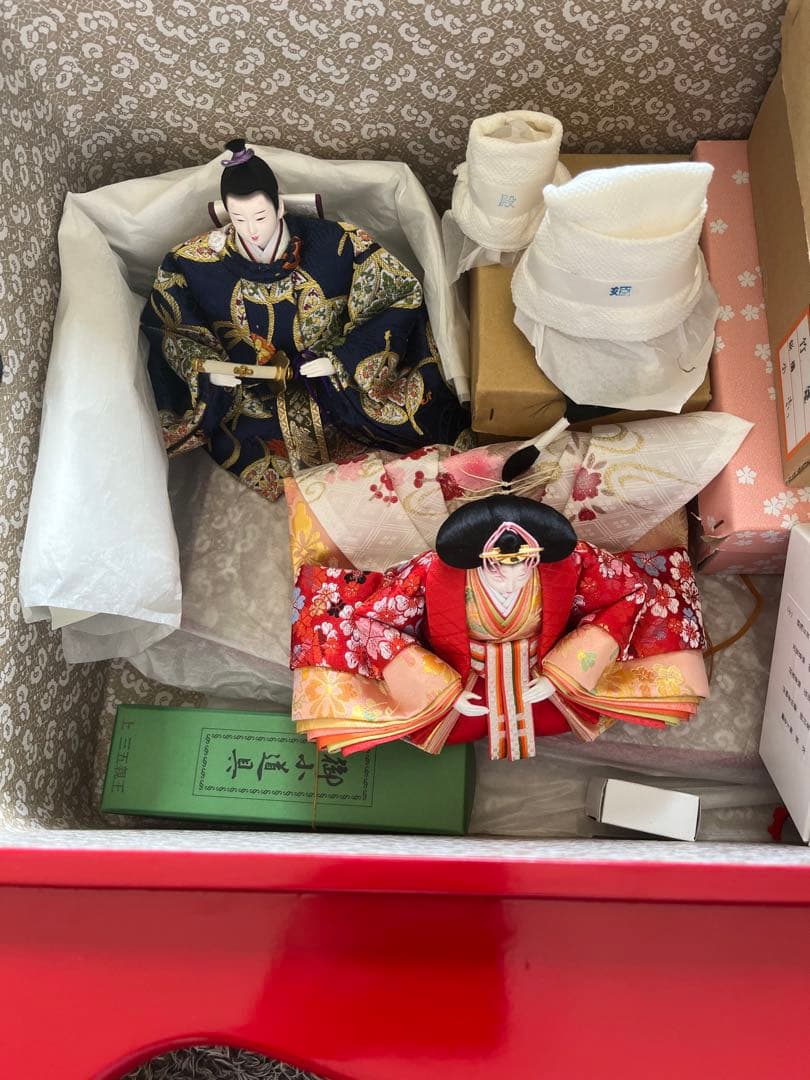 収納可能雛人形