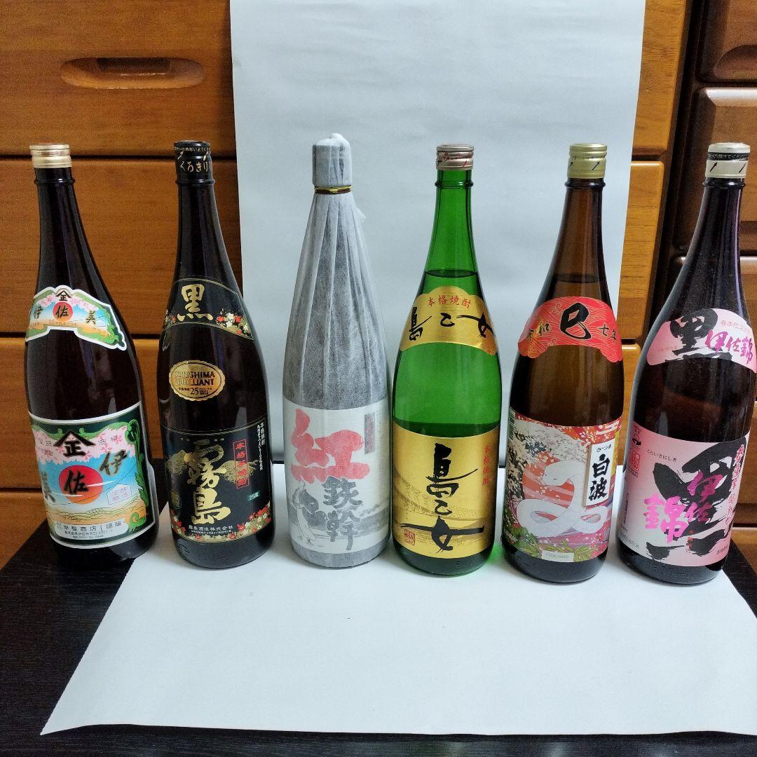 伊佐美、黒霧島、紅鉄幹、島乙女、白波、黒伊佐錦春薩摩旬あがりセット　値下げ！