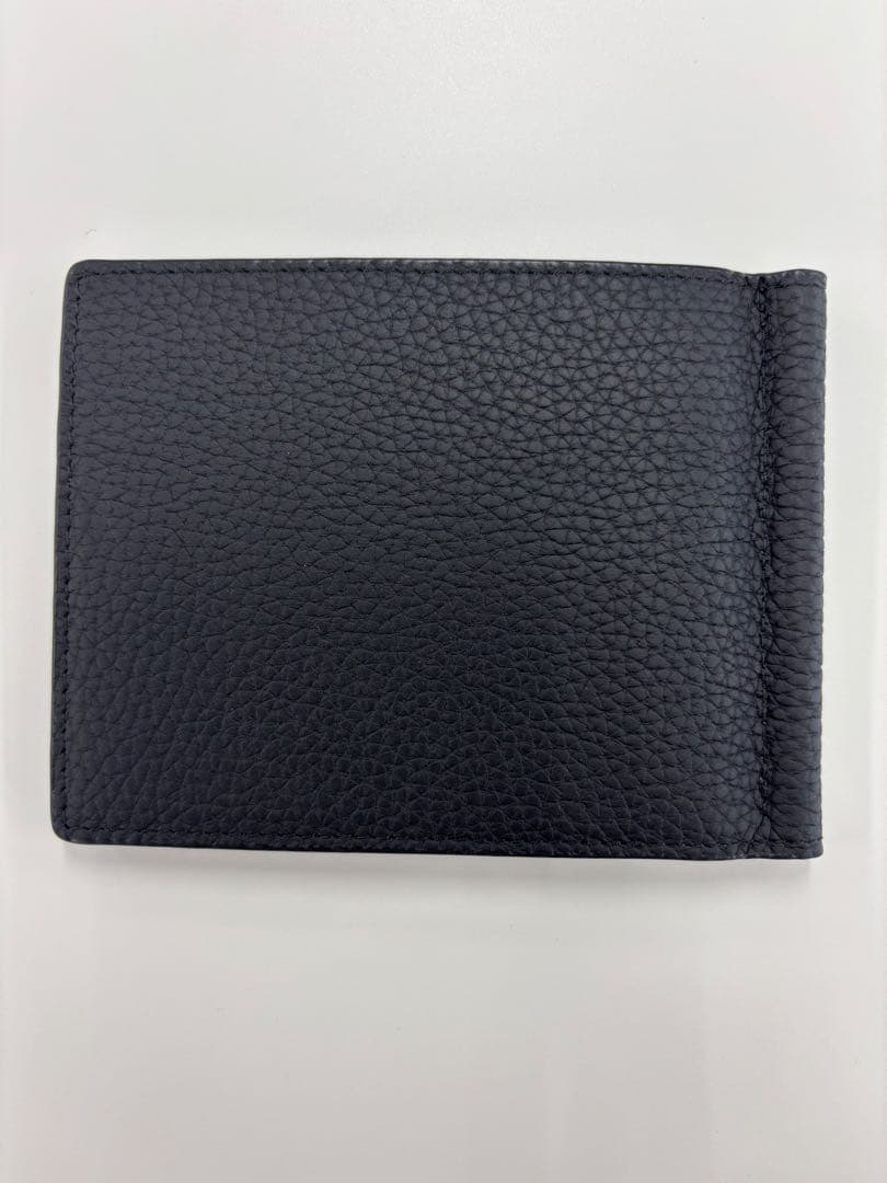 ボナベンチュラ　レザー マネークリップ　ブラック