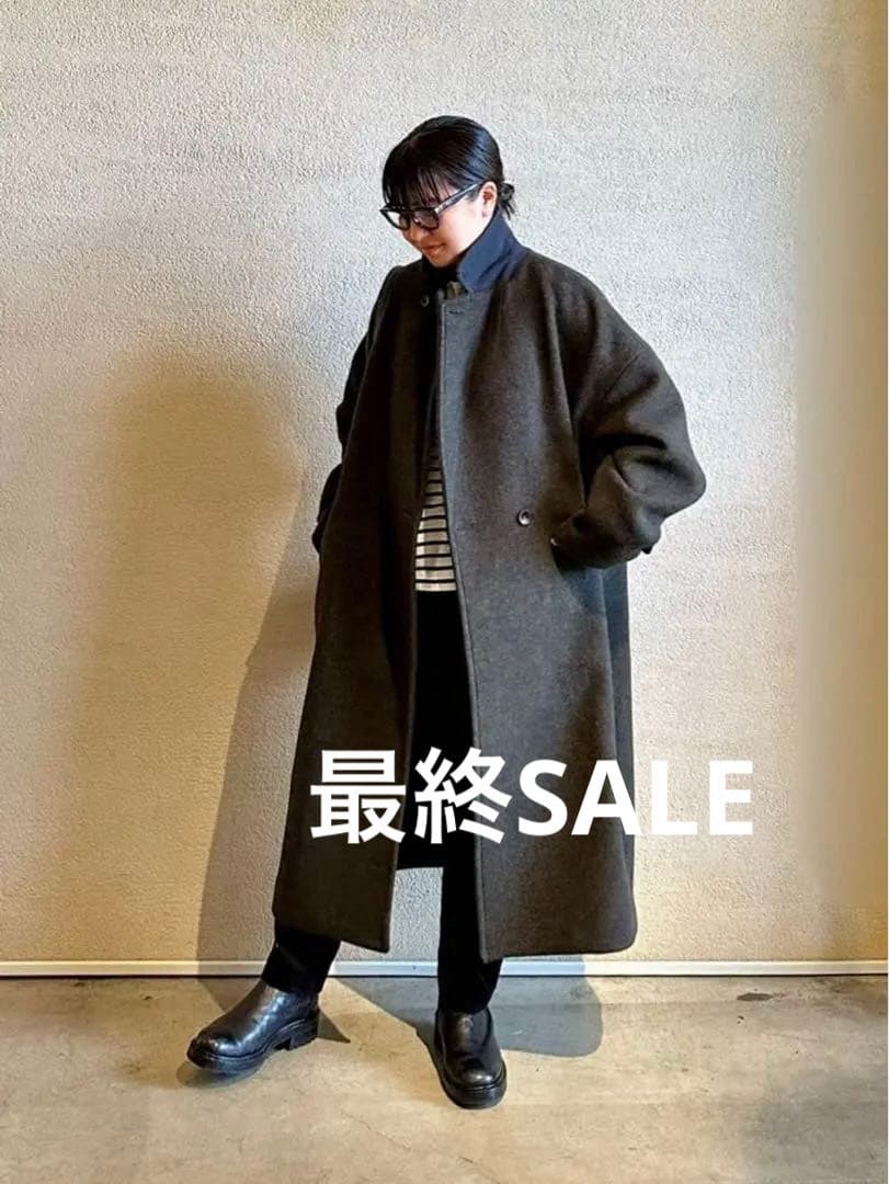 最終SALE❗️美品ジャーナルスタンダードラックス ソフトメルトンチェスターコート