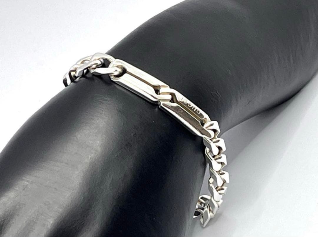 c539 GUCCI グッチ　インフィニティ　ノットチェーン　リンクブレスレット