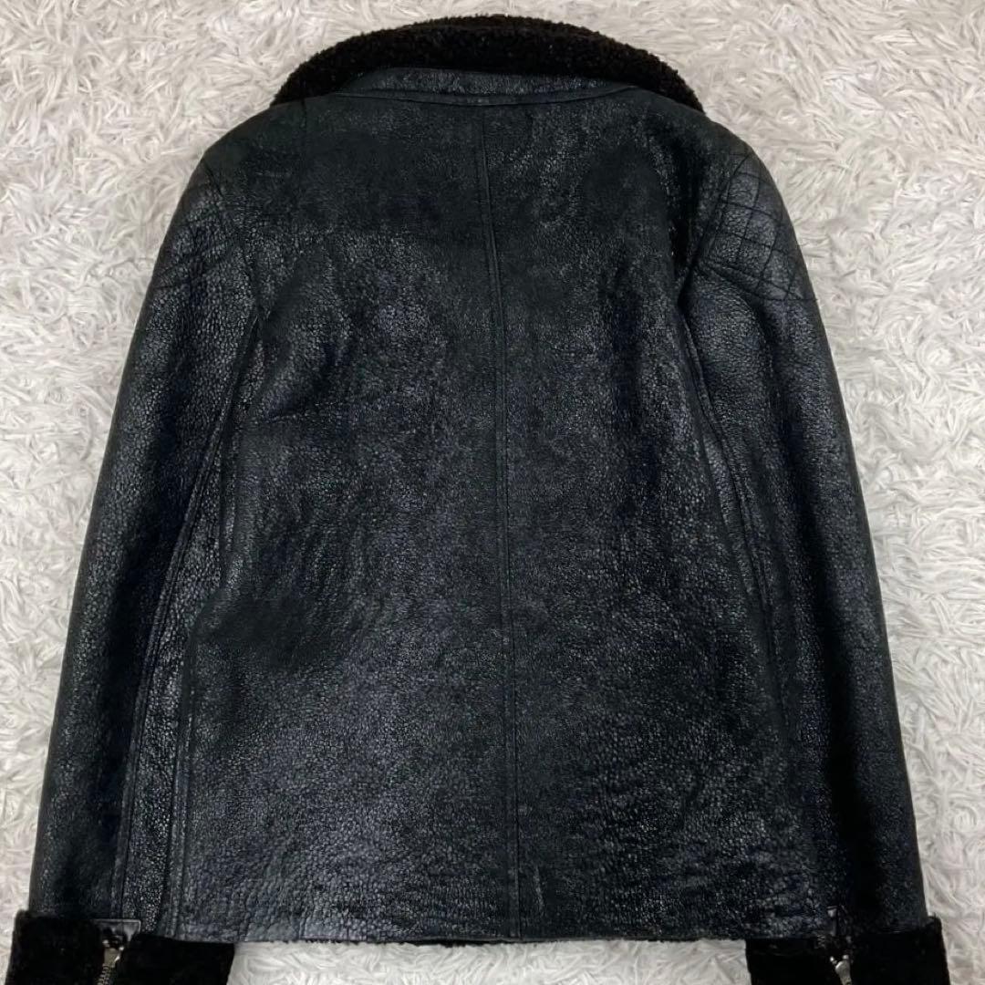 超希少✨ザディグエヴォルテール　ライダースジャケット　リアルムートン　羊革　S