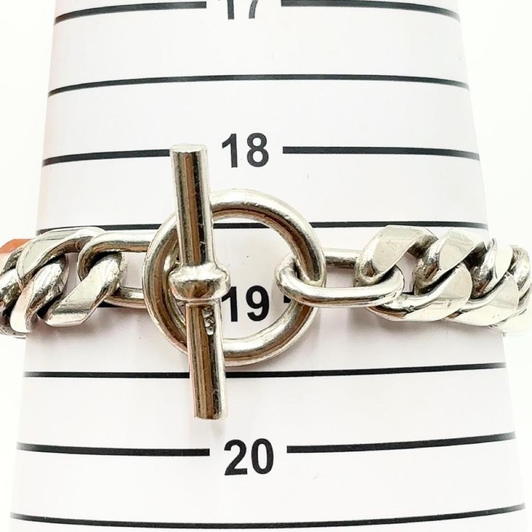 LAVER ラバー カーブチェーン ブレスレット 13mm シルバー