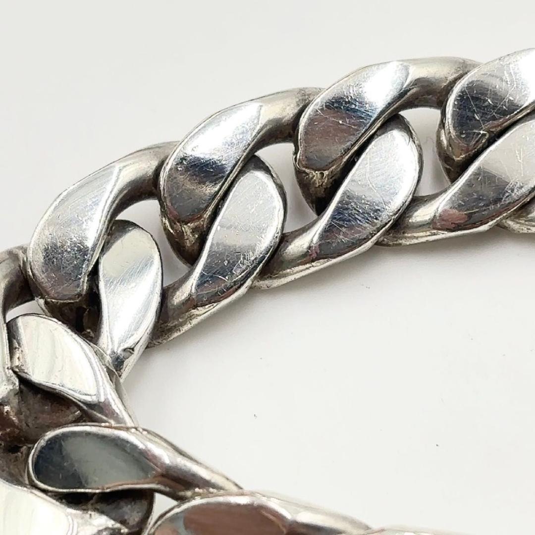 LAVER ラバー カーブチェーン ブレスレット 13mm シルバー