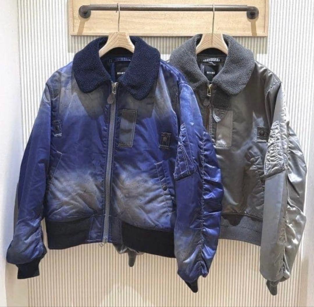 beamsワイドショートフィット B-15ビームス ブルゾン　ジャケットma-1