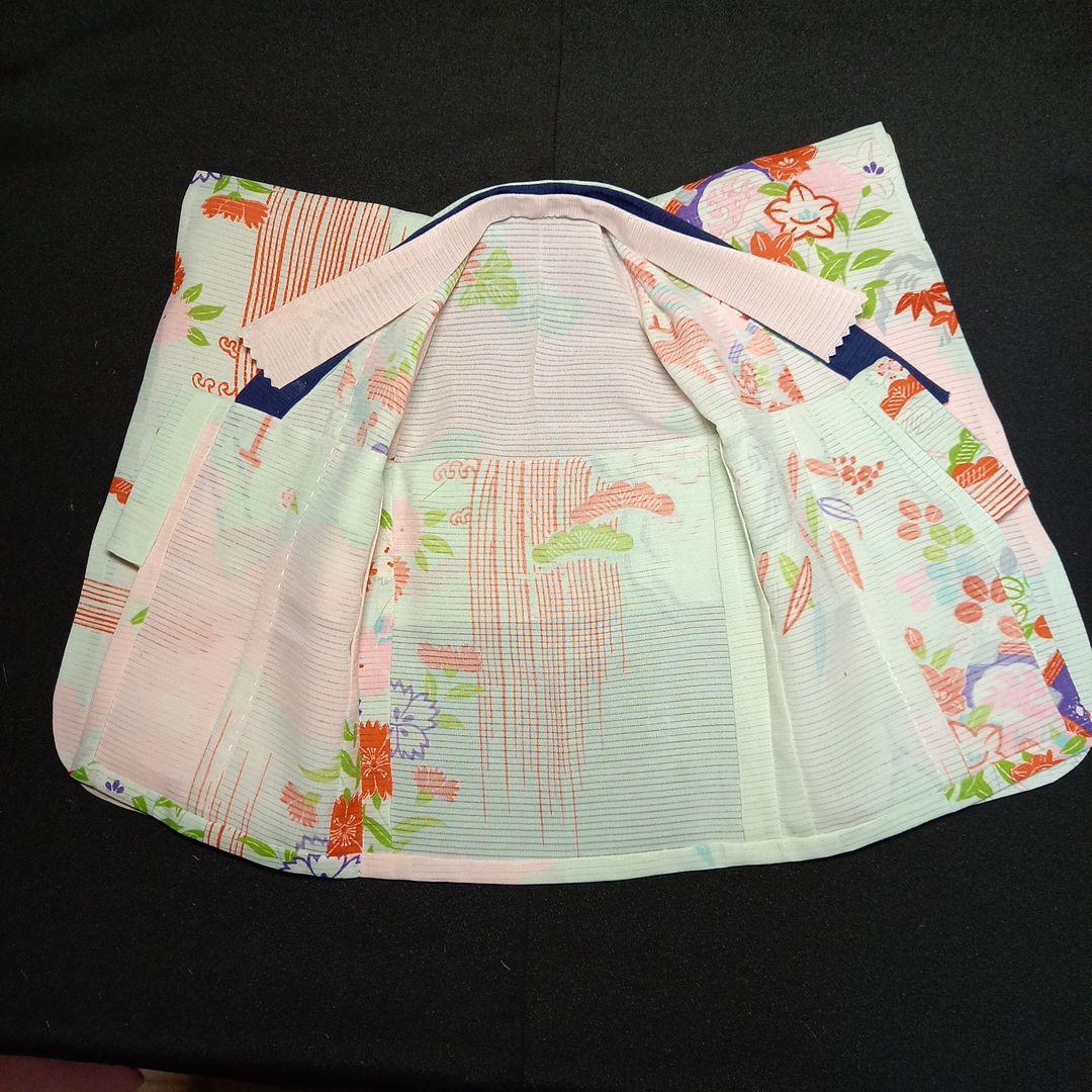 市松人形 10号 夏　絽の着物　帯　兵児帯　帯締め帯揚げ　正絹　ドール　単衣