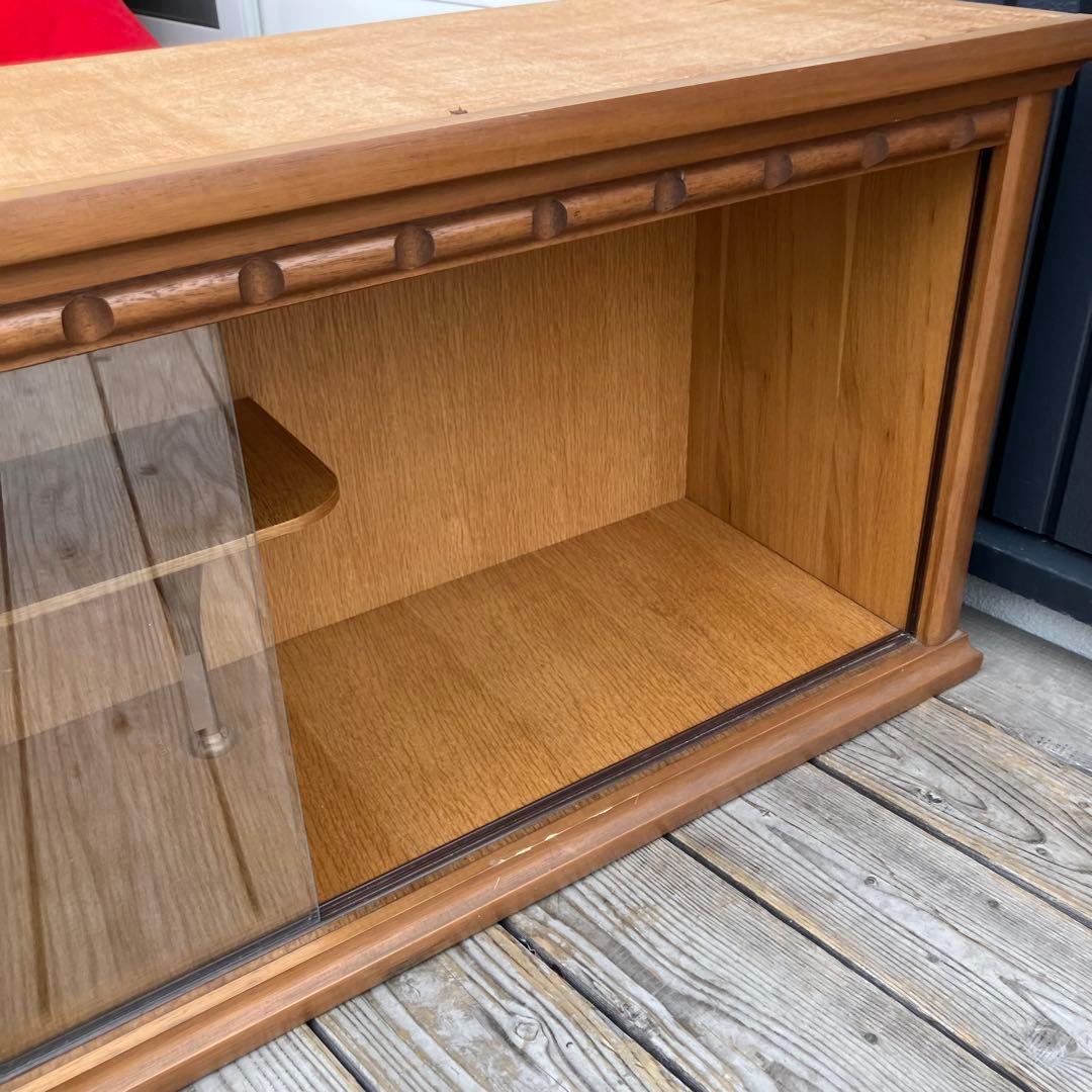 昭和レトロ ミッドセンチュリー 古家具 飾り棚 サイドボード ディスプレイラック