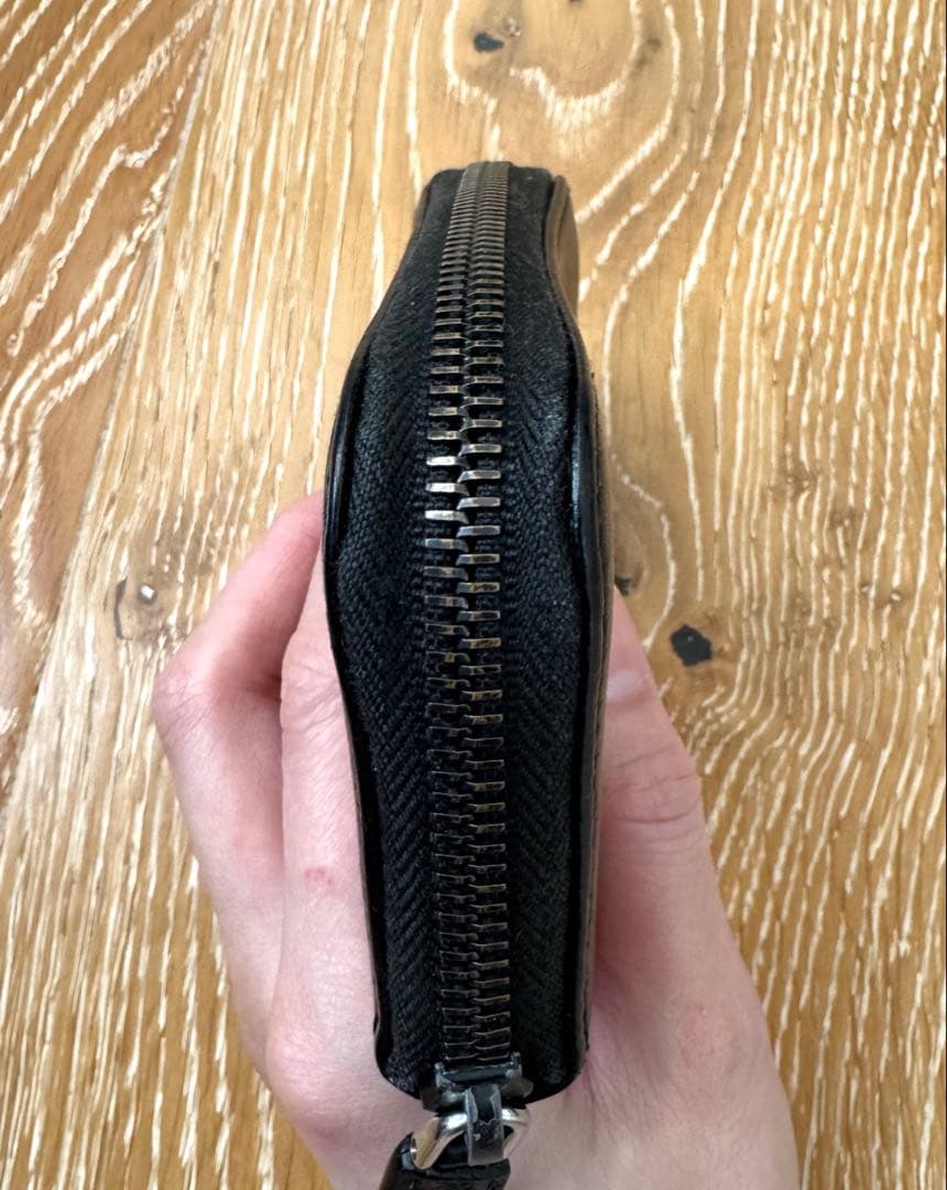 【美品】PRADA ブラックレザー ケース