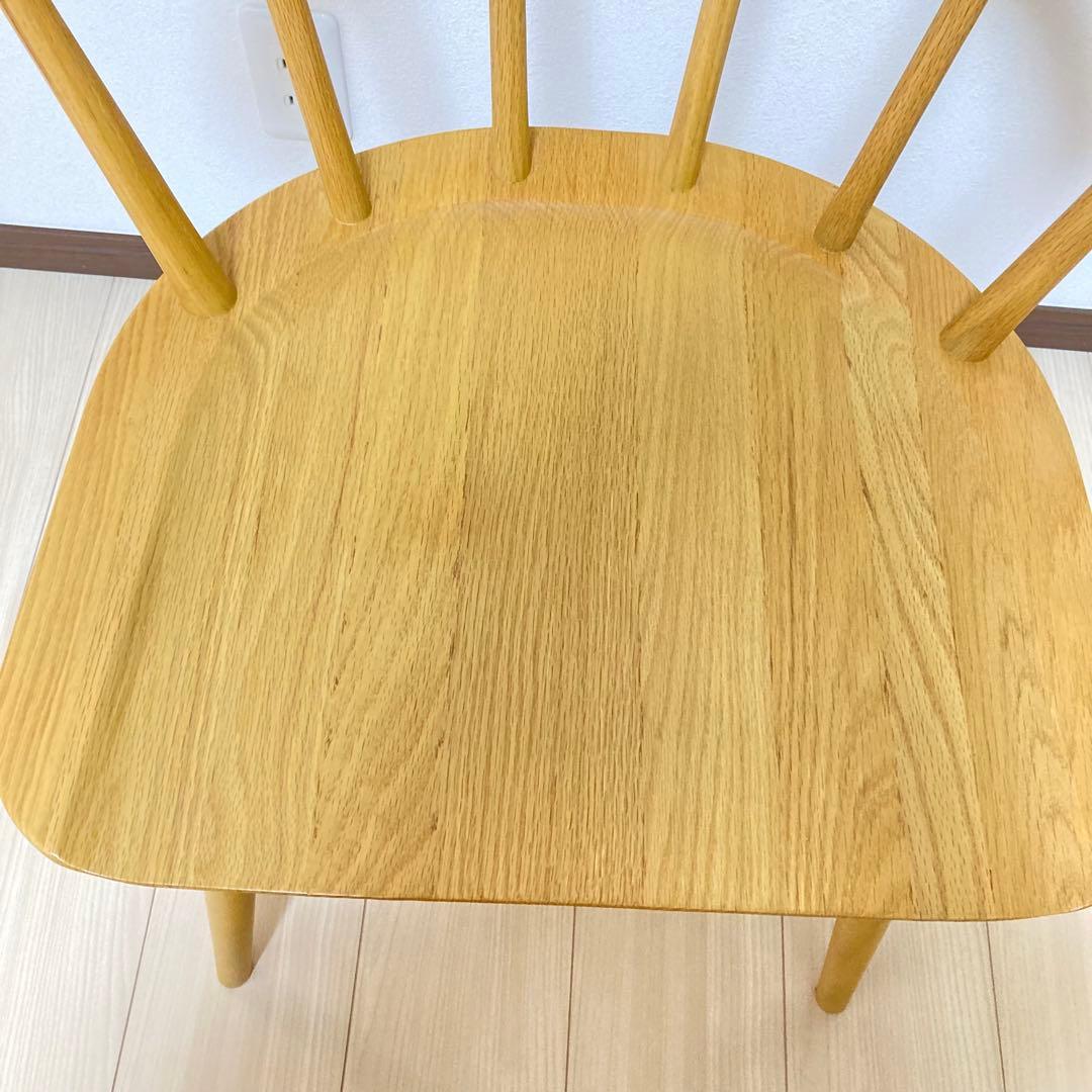ナフコ　キャプテンチェア ダイニングチェア　アームチェア　椅子　天然木