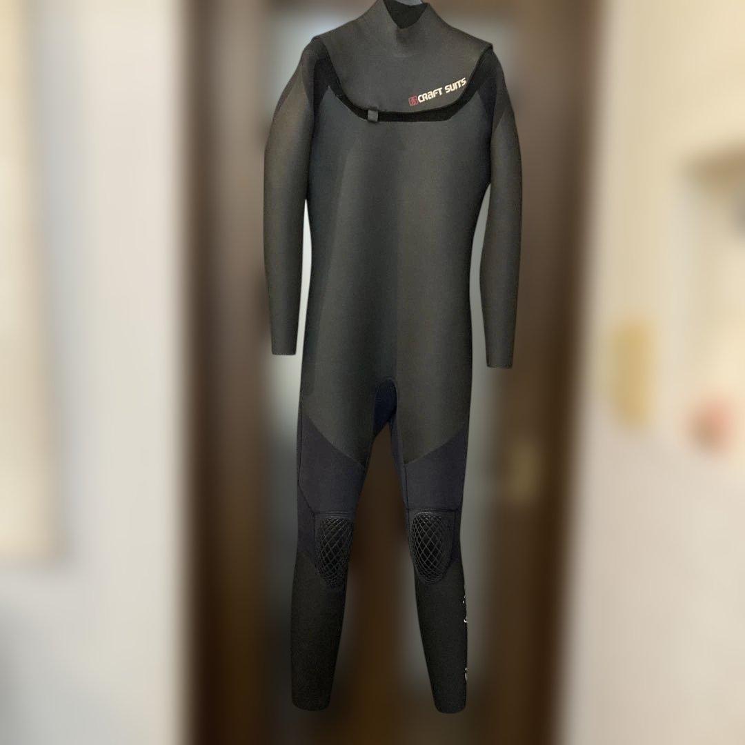 ❸3ミリ[秀CRAFT SUITS] サーフィン用セミドライスーツ 裏起毛メンズ
