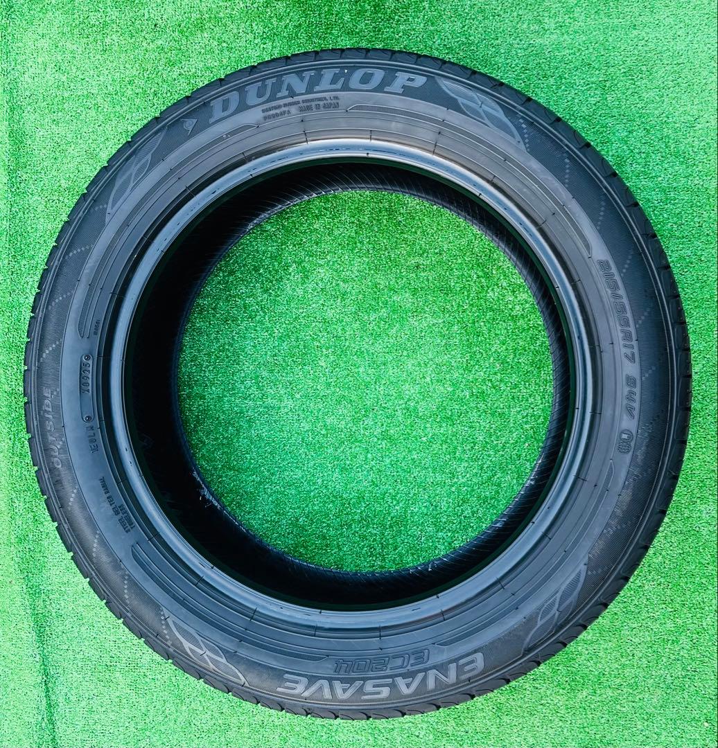 215/55R17 .DUNLOP ENASAVE EC204.ラジアル25年