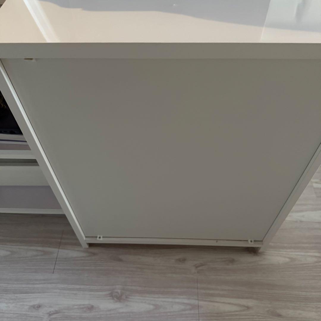 闇*ト様 ディノス　ホワイト 5段チェスト