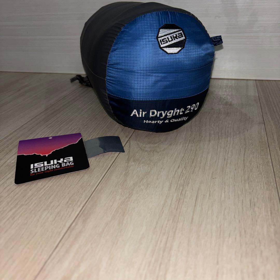 ISUKA エアドライト290 寝袋　Air Dryght イスカ