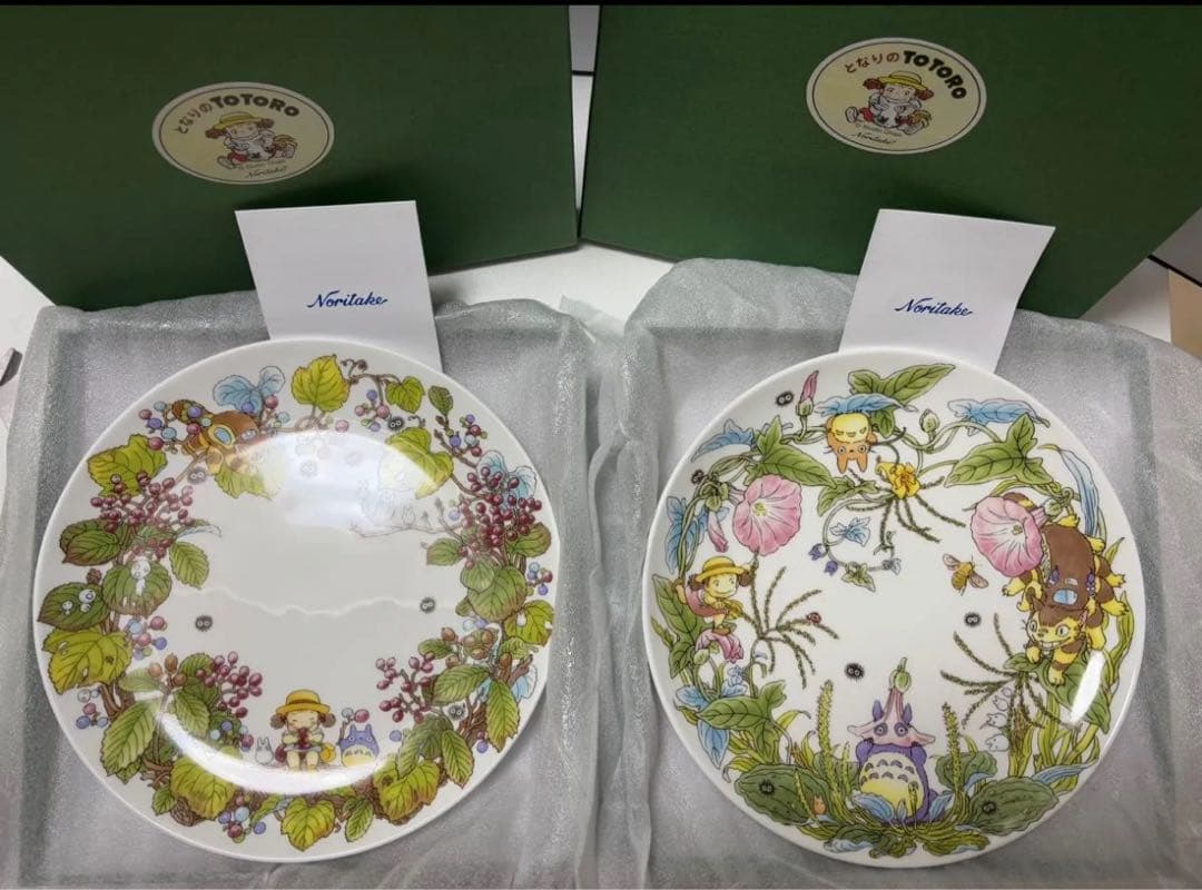 となりのトトロ Noritake プレート 2枚セット