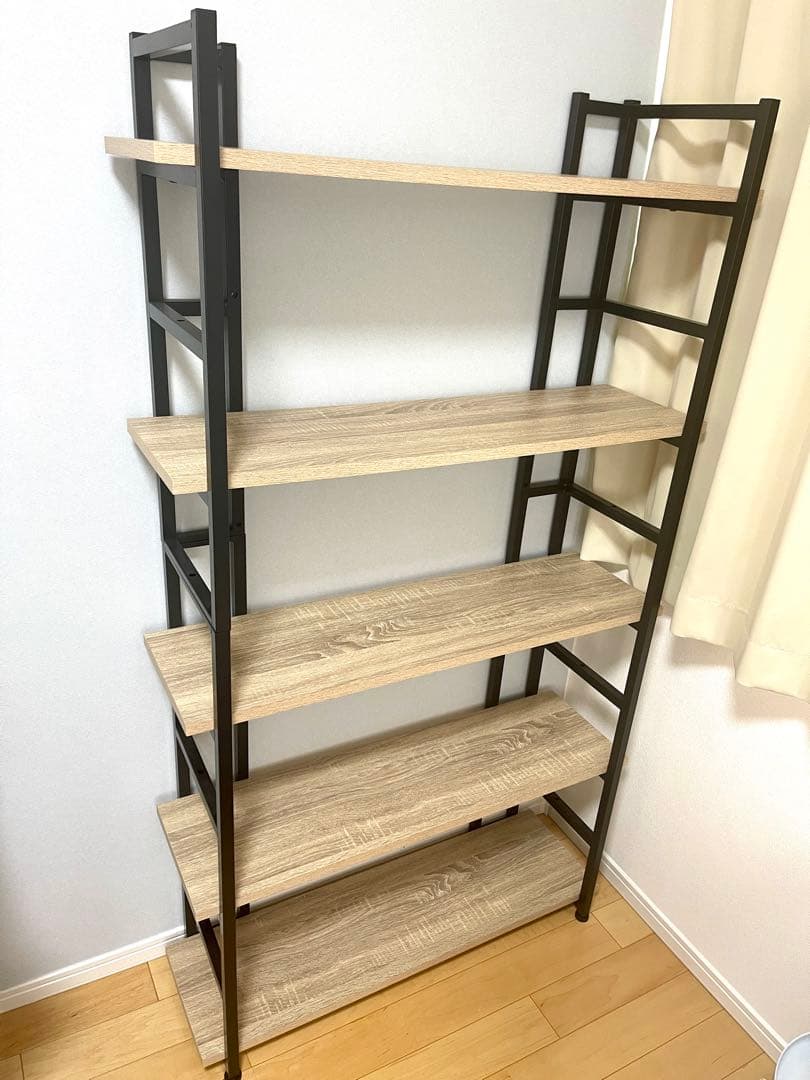 オープンラック シェルフ ラック スチールラック　北欧風