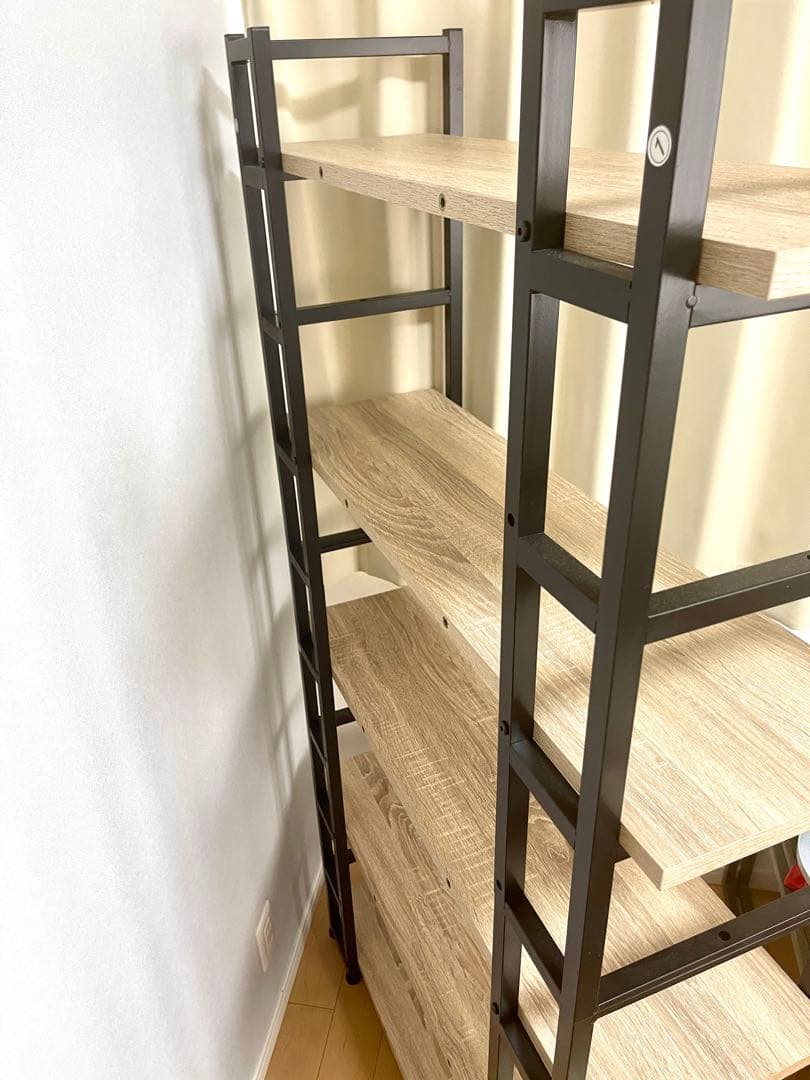 オープンラック シェルフ ラック スチールラック　北欧風