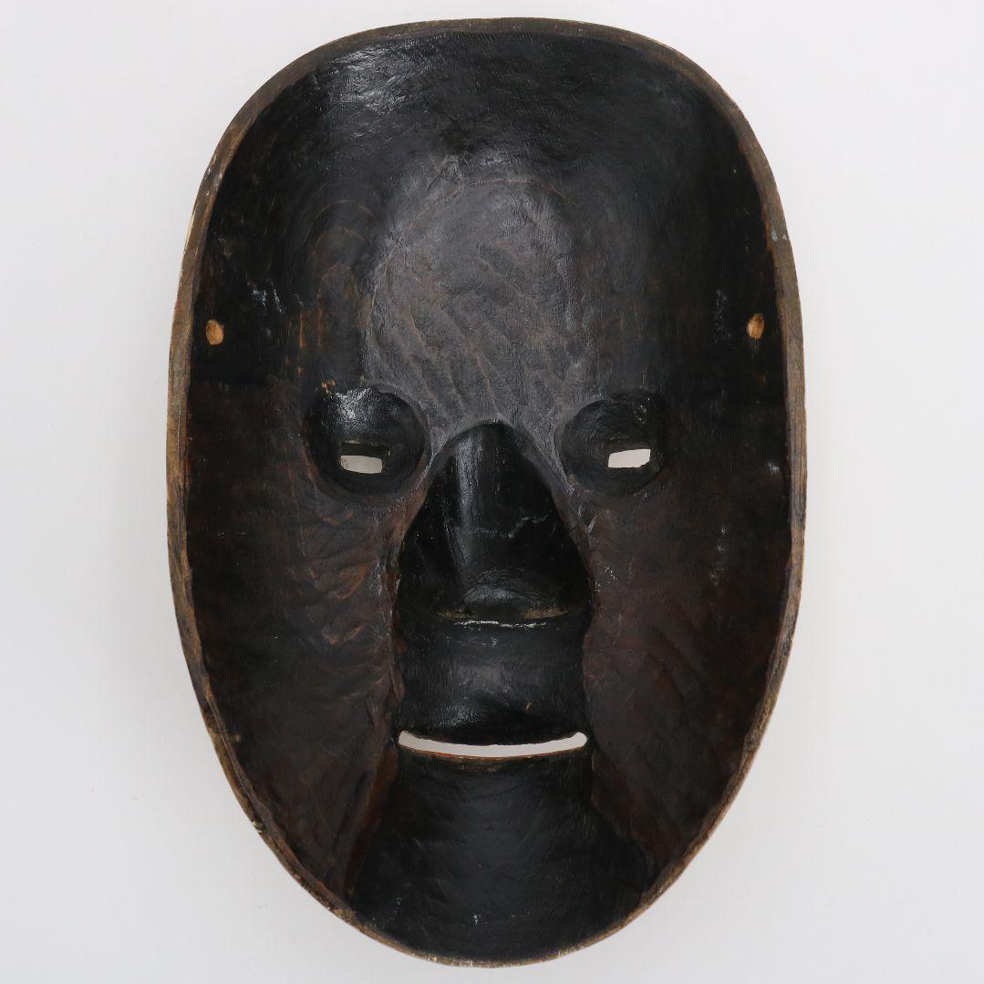 能面 若女 彩色木彫　AC1020