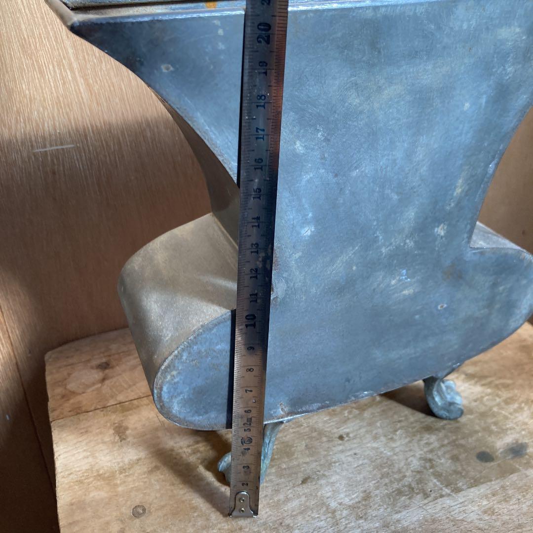 アイアンフレンチアンティーク猫足花瓶　ブロカント　古道具1930年代