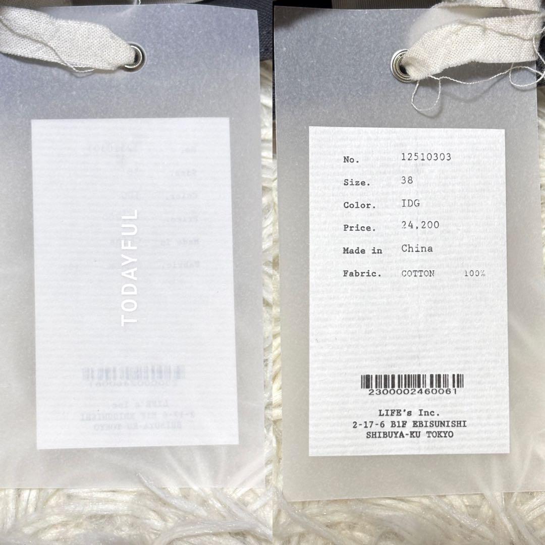 トゥデイフル 25SS Cotton Pocket Combinaison 38