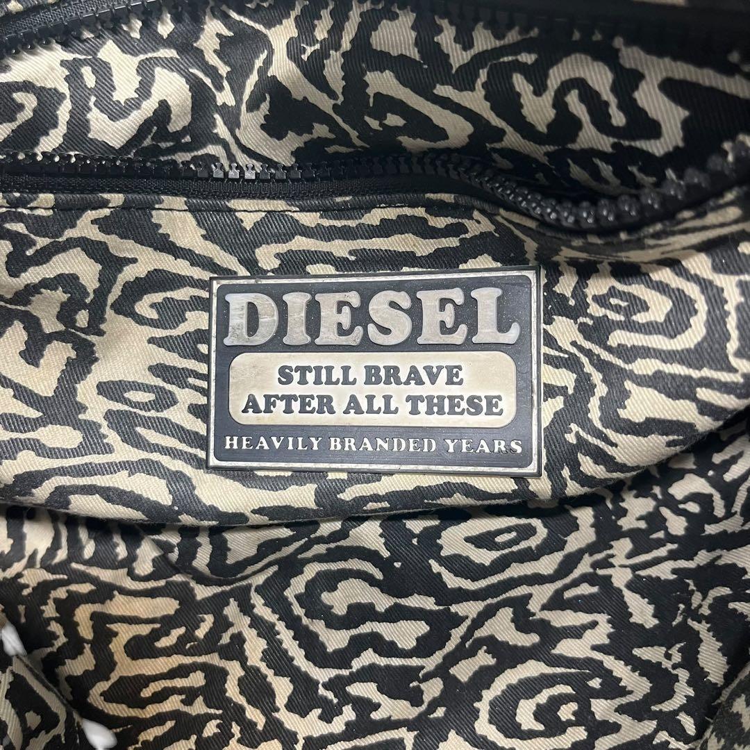 美品　ディーゼル　00s Archive ショルダーバッグ Y2K 三日月 緑