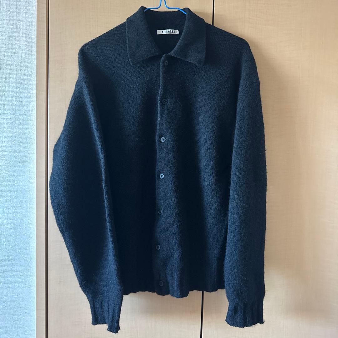 バ*ン様 AURALEE WOOL CASHMERE KNIT CARDIGAN