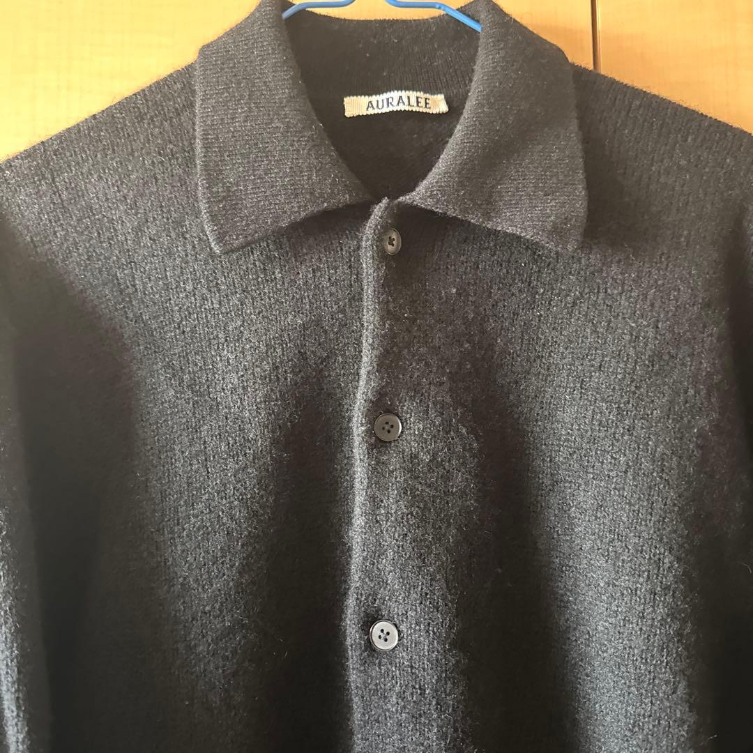 バ*ン様 AURALEE WOOL CASHMERE KNIT CARDIGAN