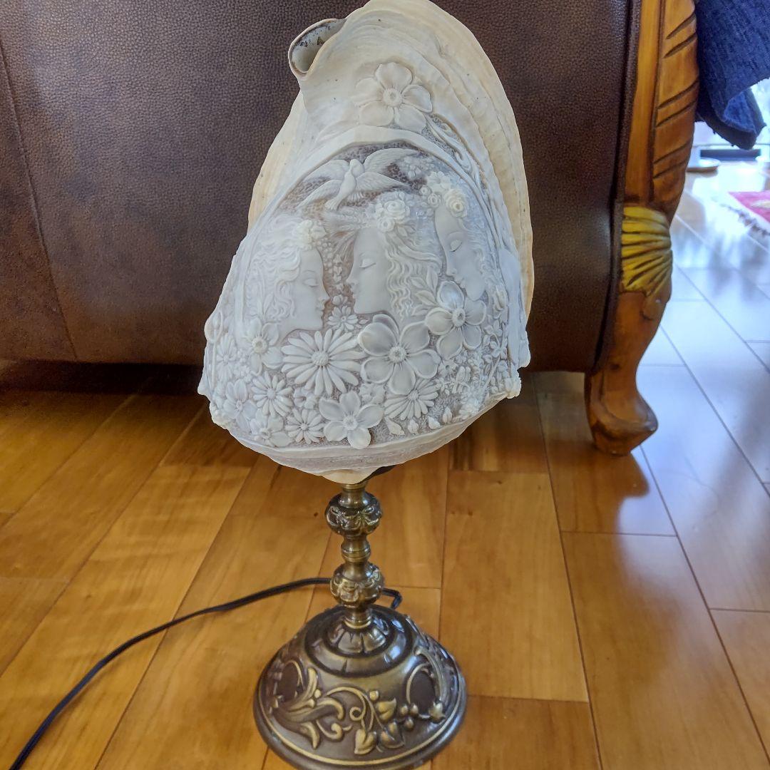 カメオランプ イタリア人作家 一点もの☆ 宝石保証書付き