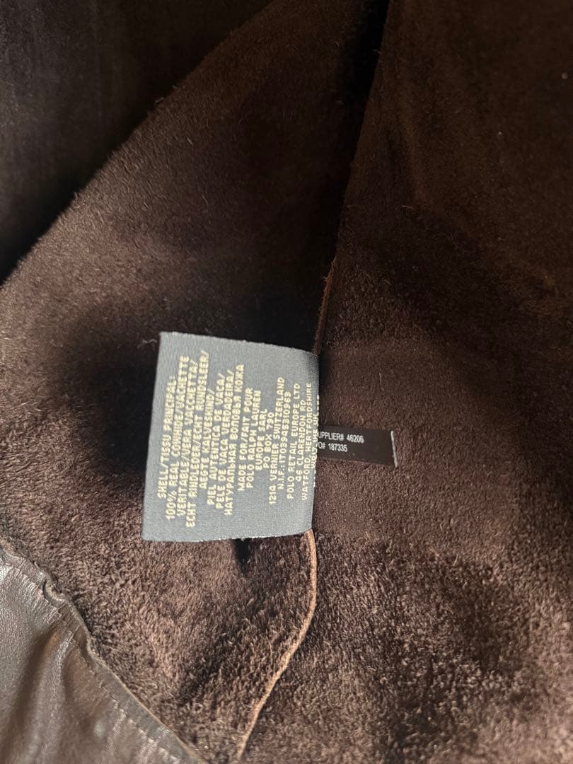 RRL 世界限定50着 ウエスタンレザージャケット シリアルNo.12