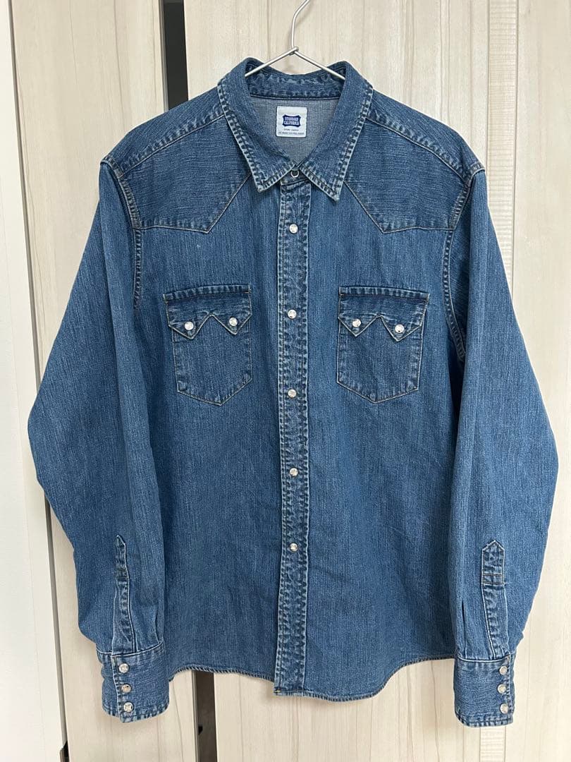 STANDARD CALIFORNIA ウエスタン デニム シャツ 店舗限定 L