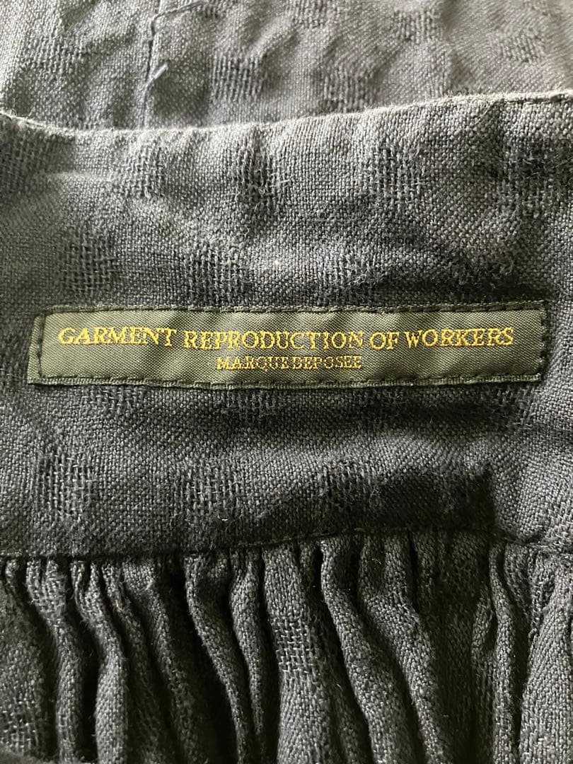 GARMENT REPRODUCTION OF WORKERS/ 巻きスカート