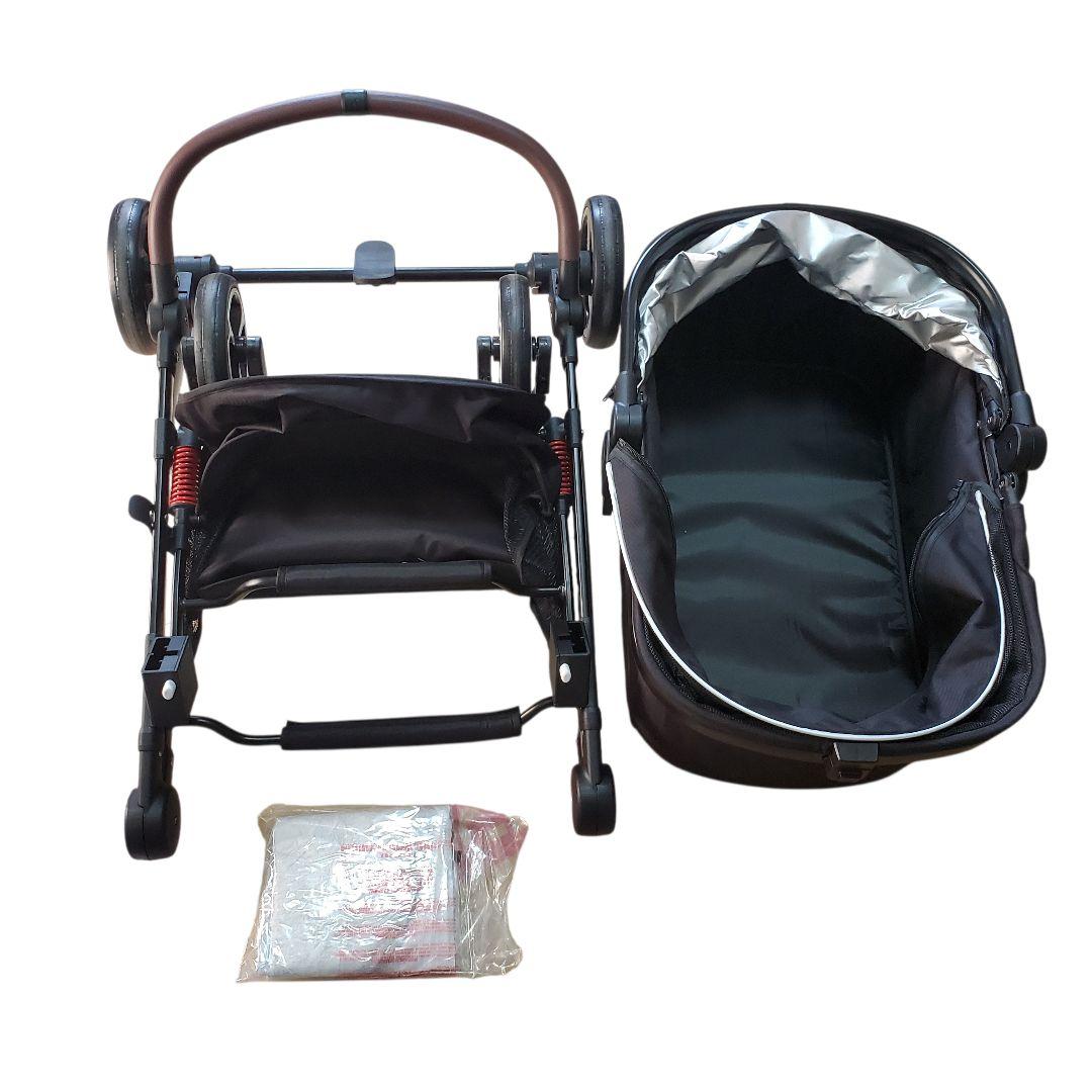 【良品・限定】Pucelle Canel カリーノ3 折りたたみペットカート