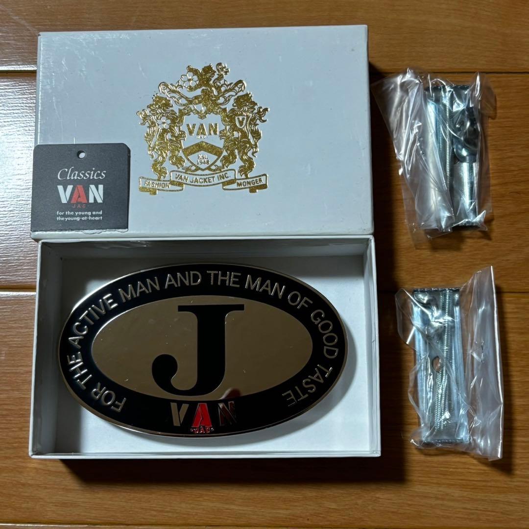 未使用 VAN JAC ヴァン カーエンブレム カーバッジ J ロゴ 箱 2