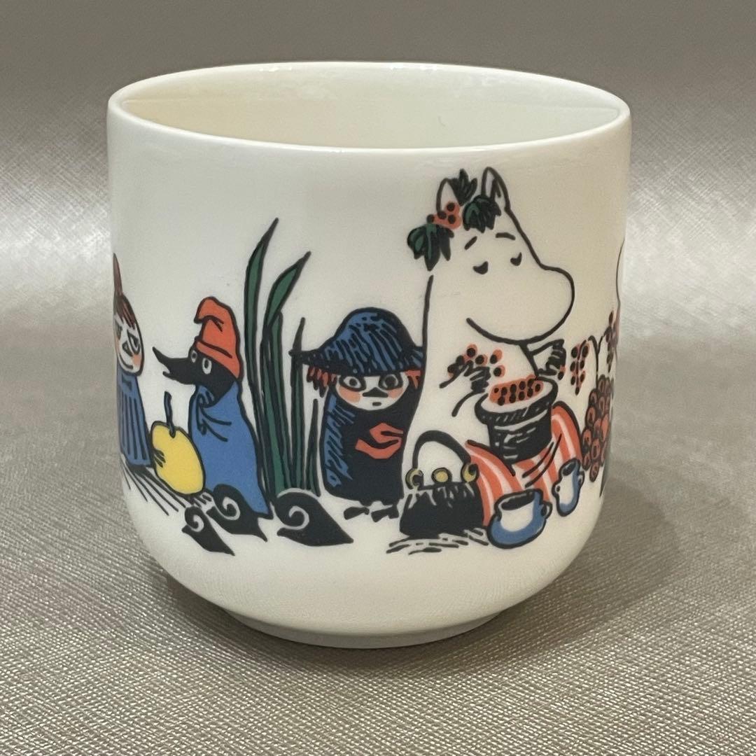 廃盤　イッタラ　アラビア　ムーミン　プレート&マグカップ　チルドレン　リーフ柄