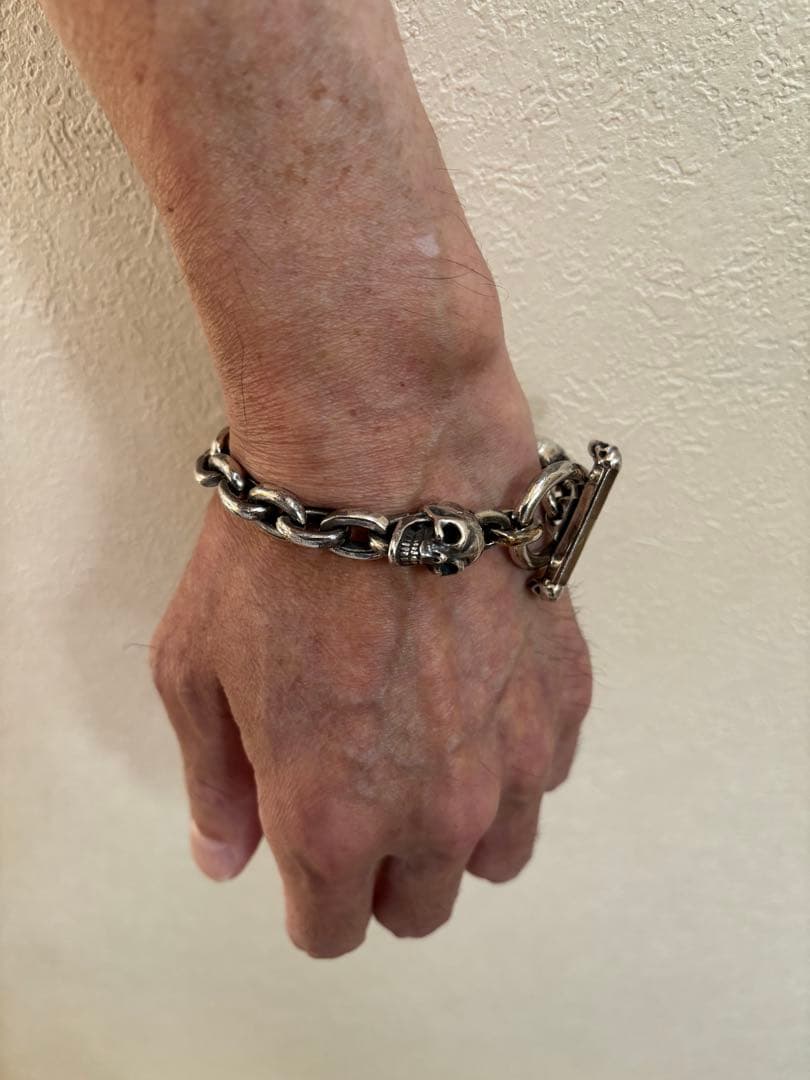 ガボール　ガボラトリー　生前2スカル　スモールオーバルリンクブレスレット