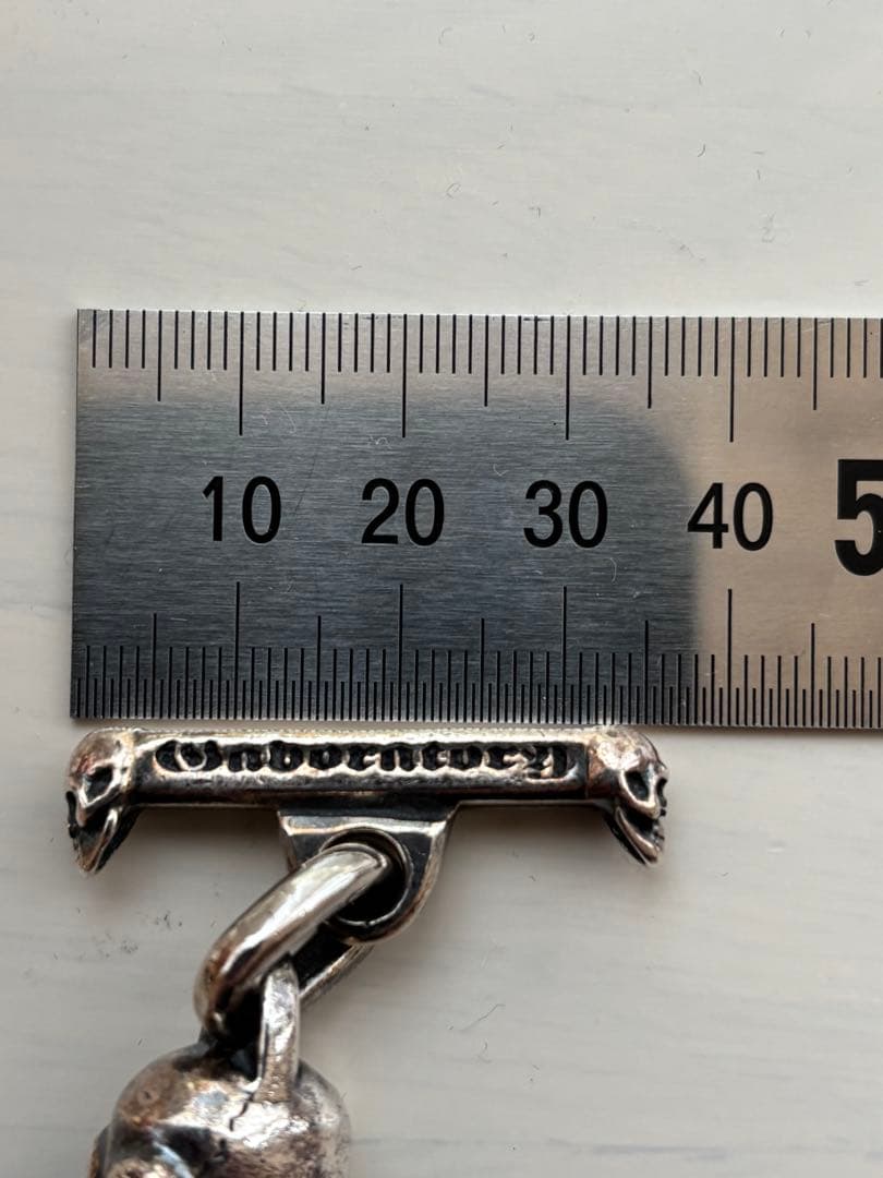 ガボール　ガボラトリー　生前2スカル　スモールオーバルリンクブレスレット